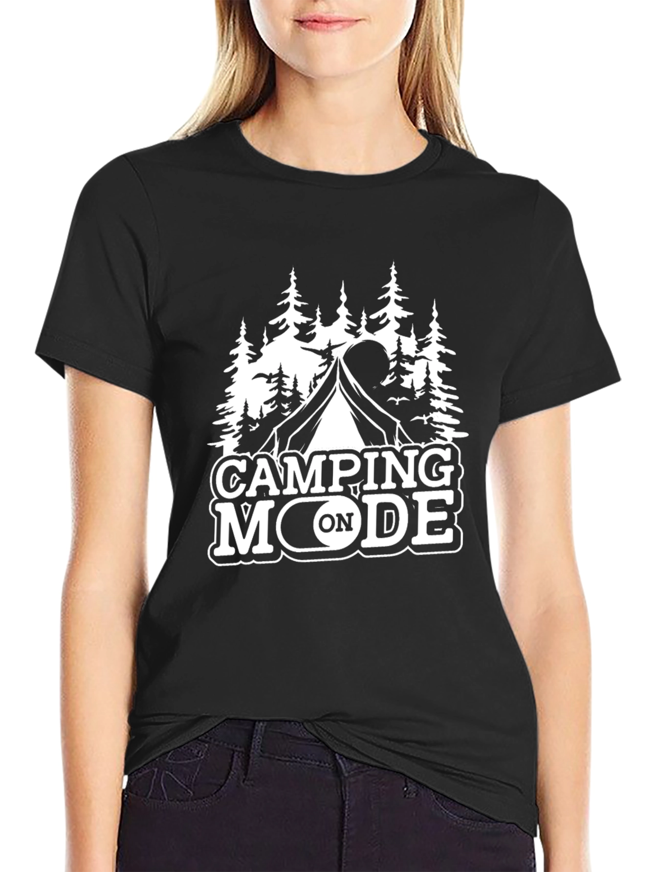 Camping Mode On Graphic Tee