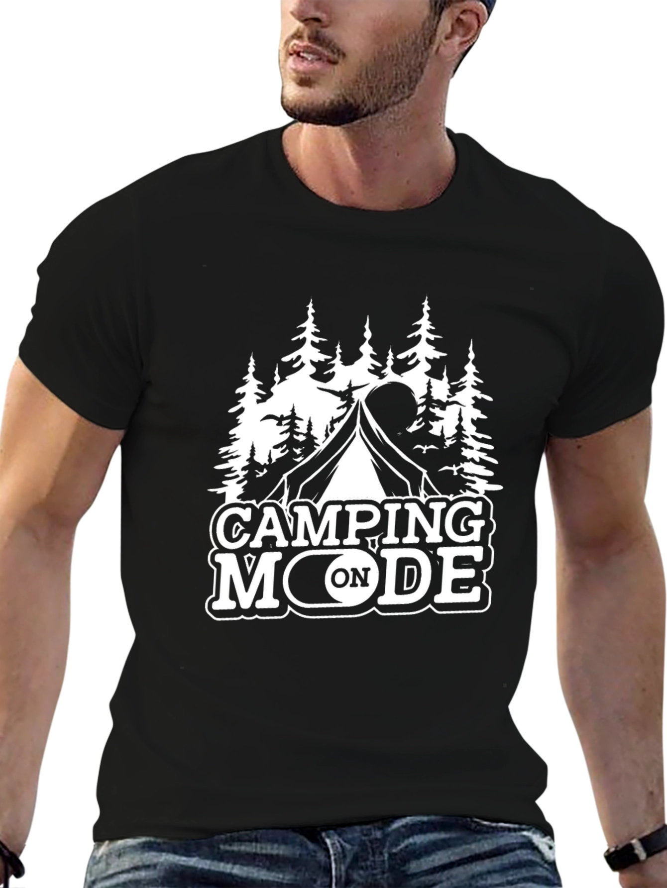 Camping Mode On Graphic Tee