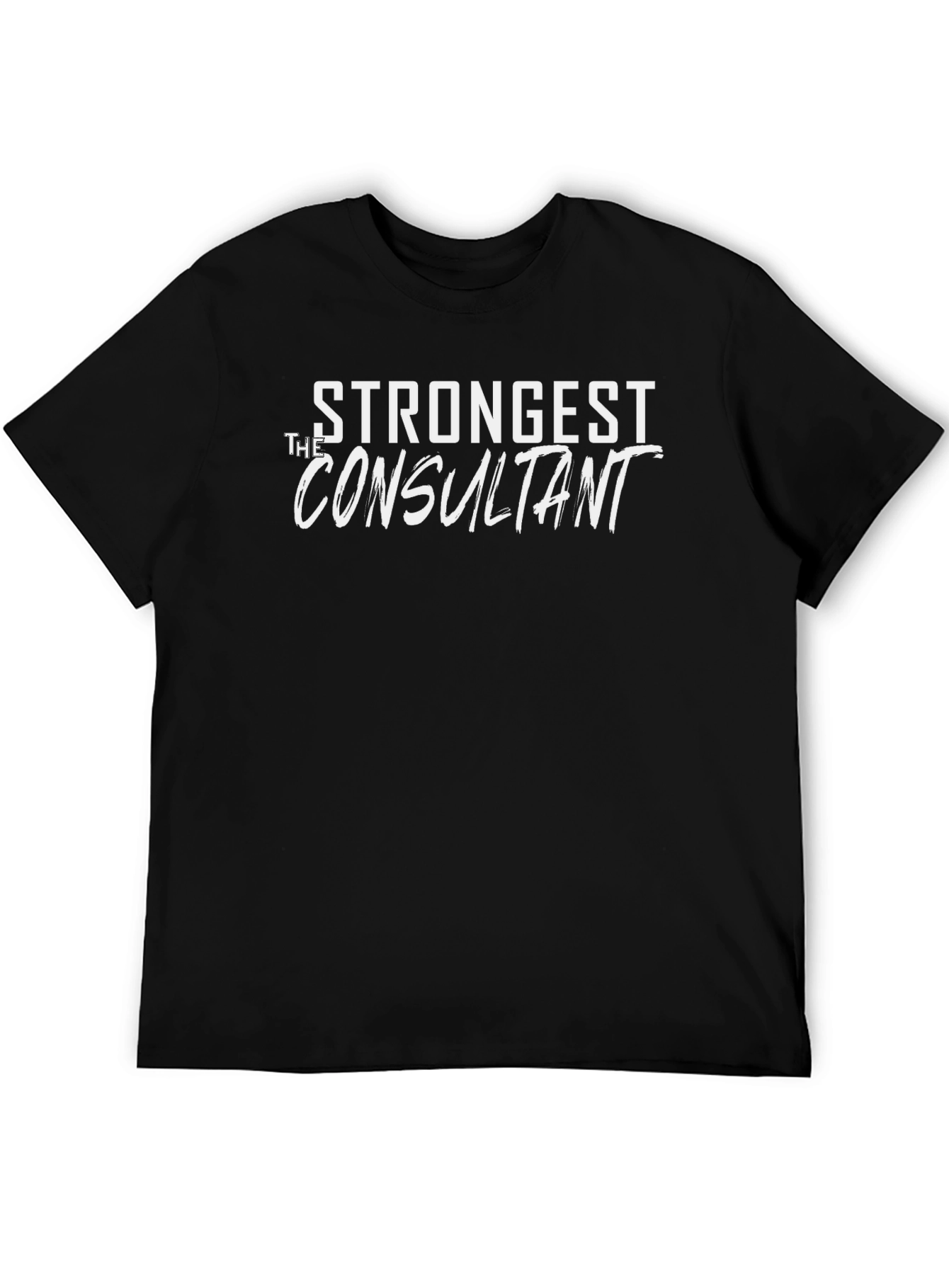 Strongest Consultant Graphic Tee - Mens Black T-Shirt