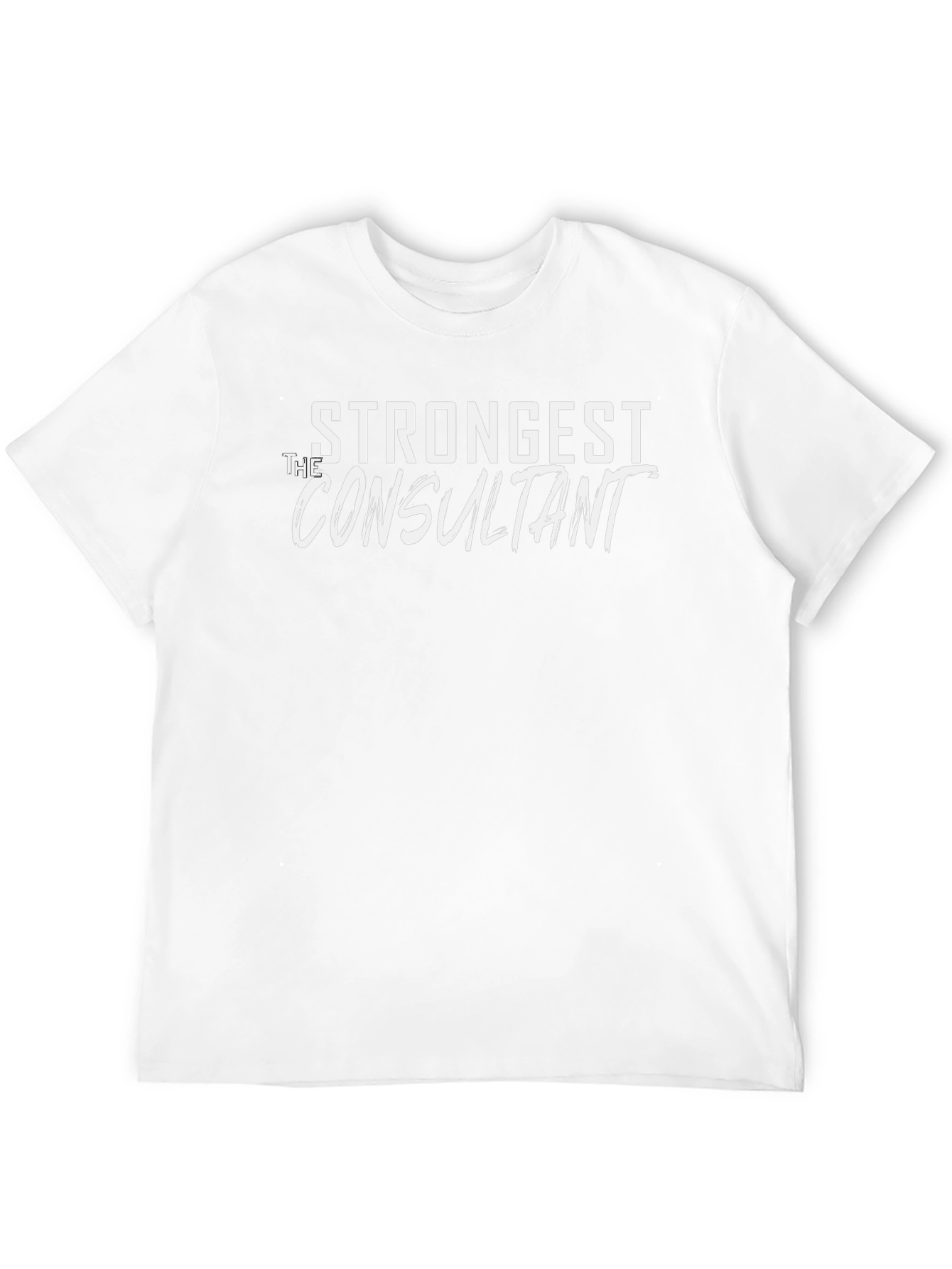 Strongest Consultant Graphic Tee - Mens Black T-Shirt
