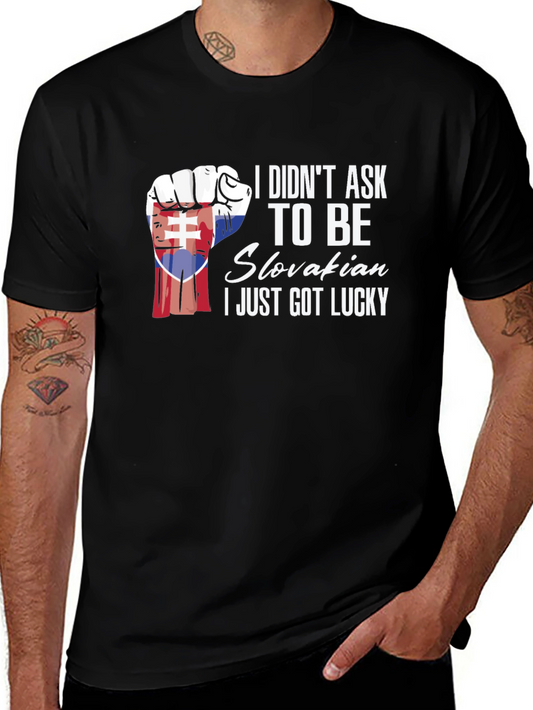Slovakian Pride T-Shirt - Lucky Slovak Graphic Tee