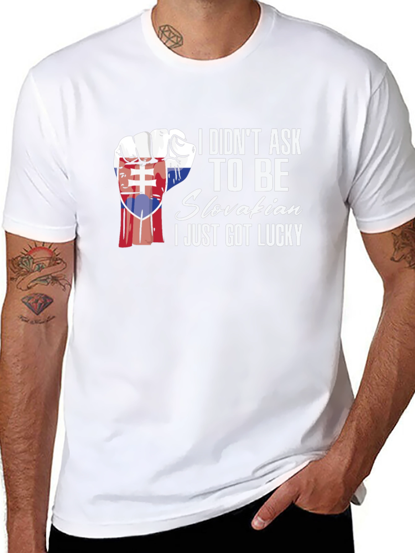 Slovakian Pride T-Shirt - Lucky Slovak Graphic Tee