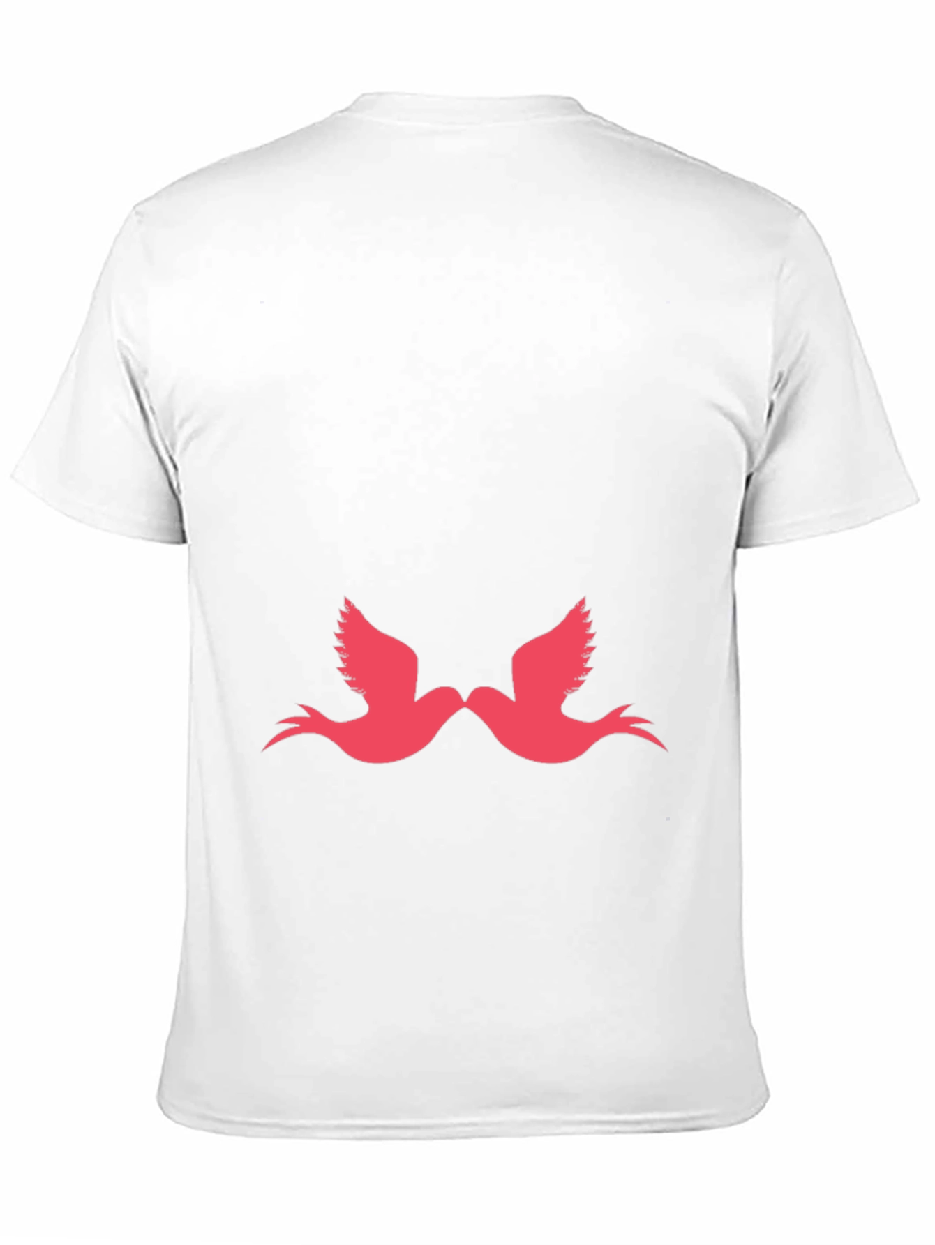 Love Birds Graphic Tee - Black Casual Comfort