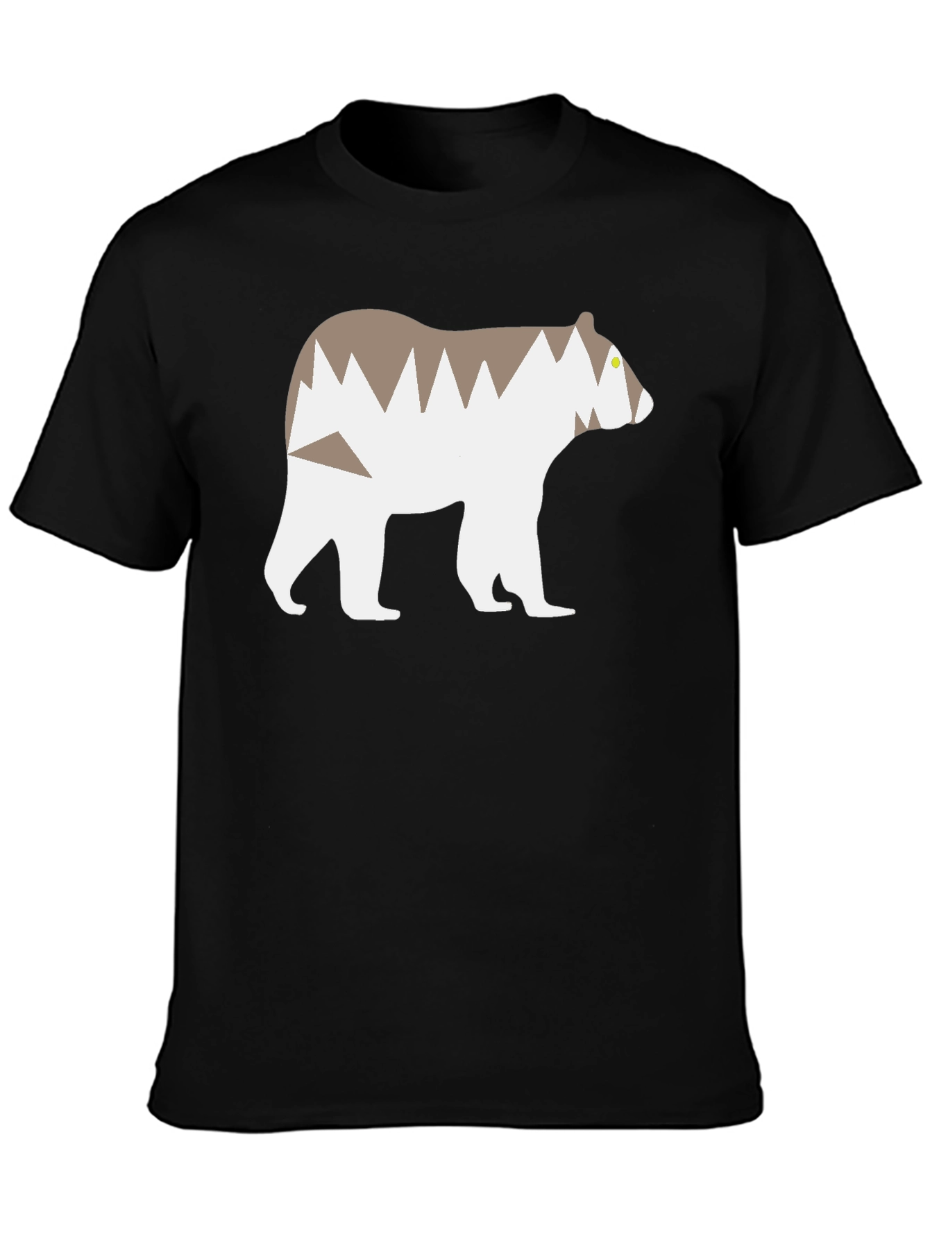 Bear Mountain Graphic T-Shirt - Black