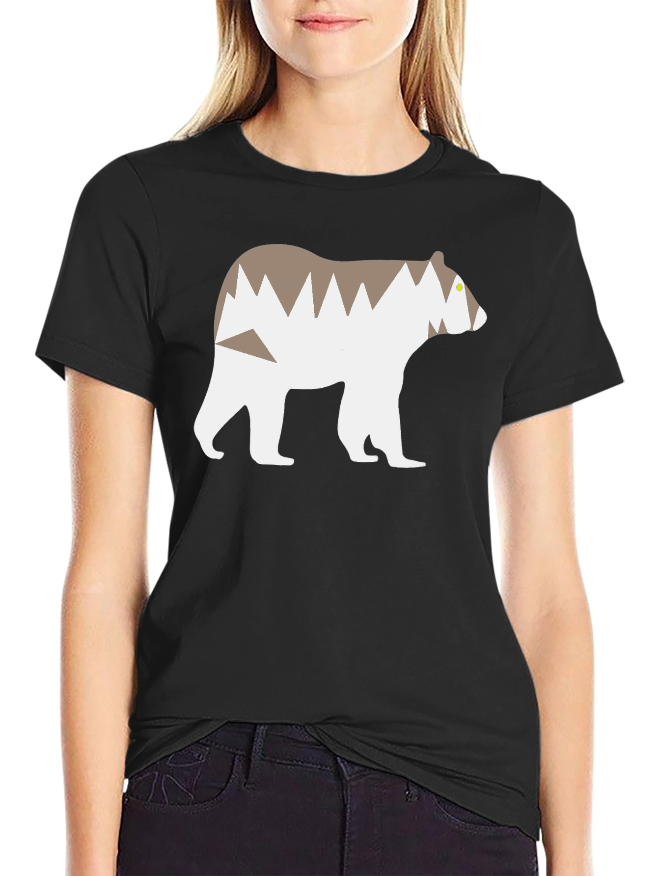 Bear Mountain Graphic T-Shirt - Black