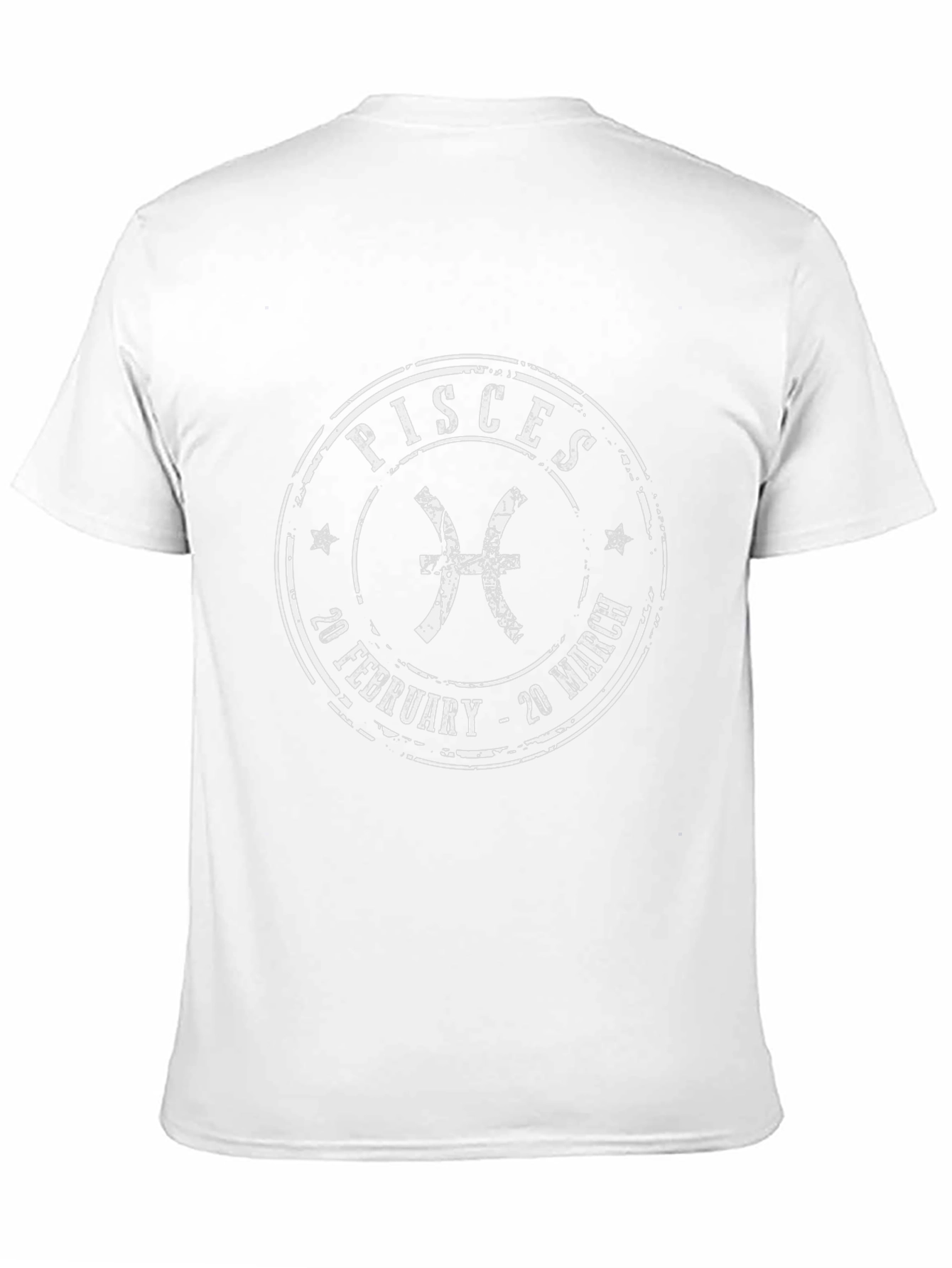 Pisces Zodiac Sign T-Shirt - February March Birthday Gift