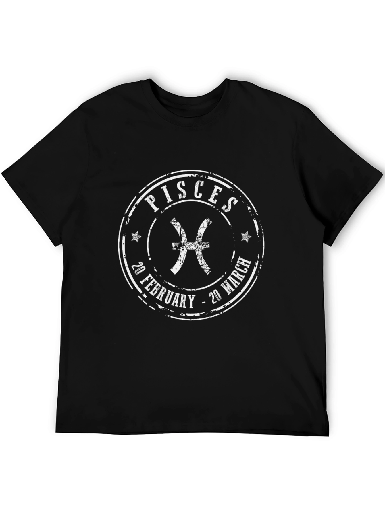 Pisces Zodiac Sign T-Shirt - February March Birthday Gift