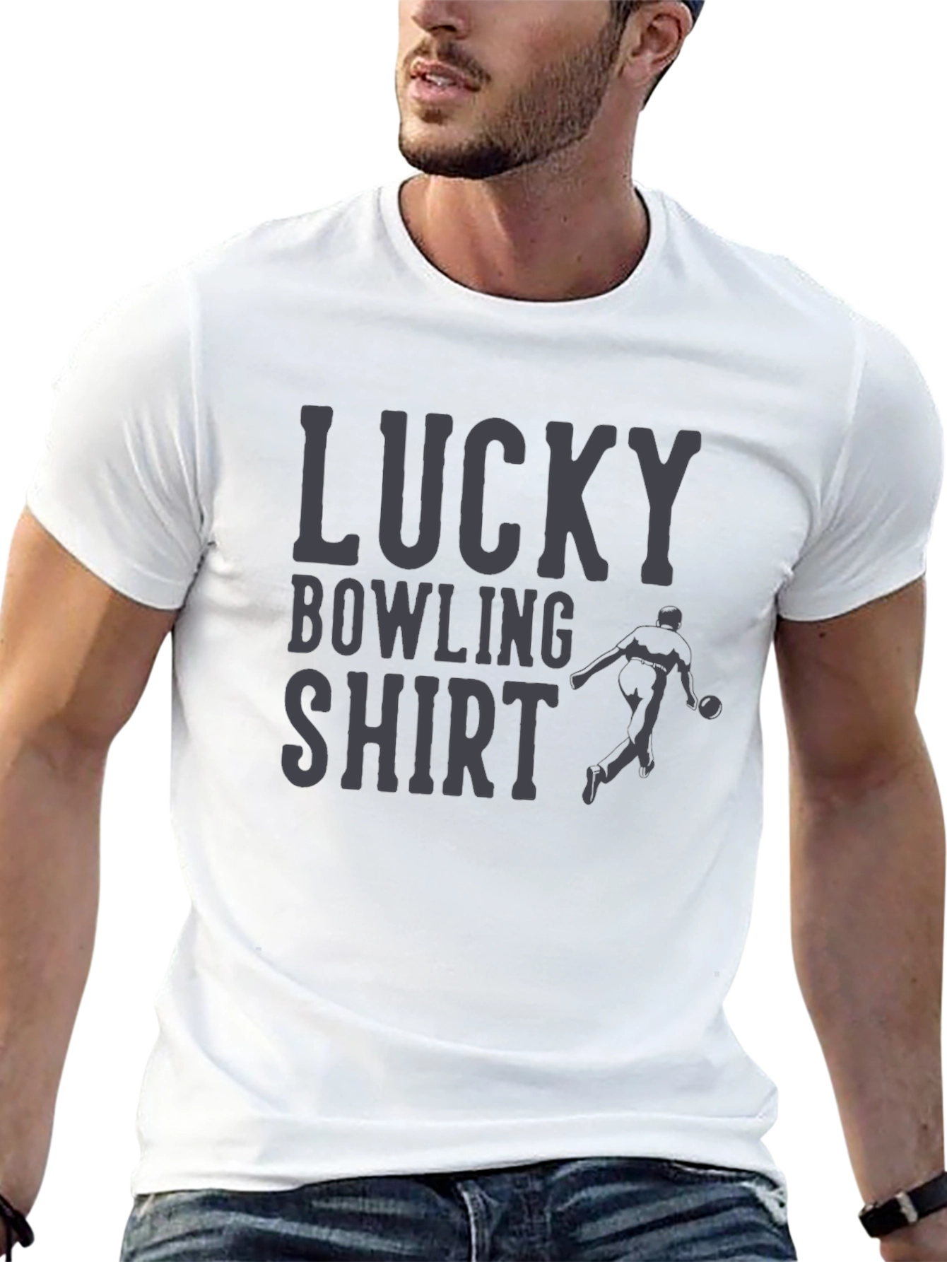 Lucky Bowling Shirt - Unique Bowler Tee