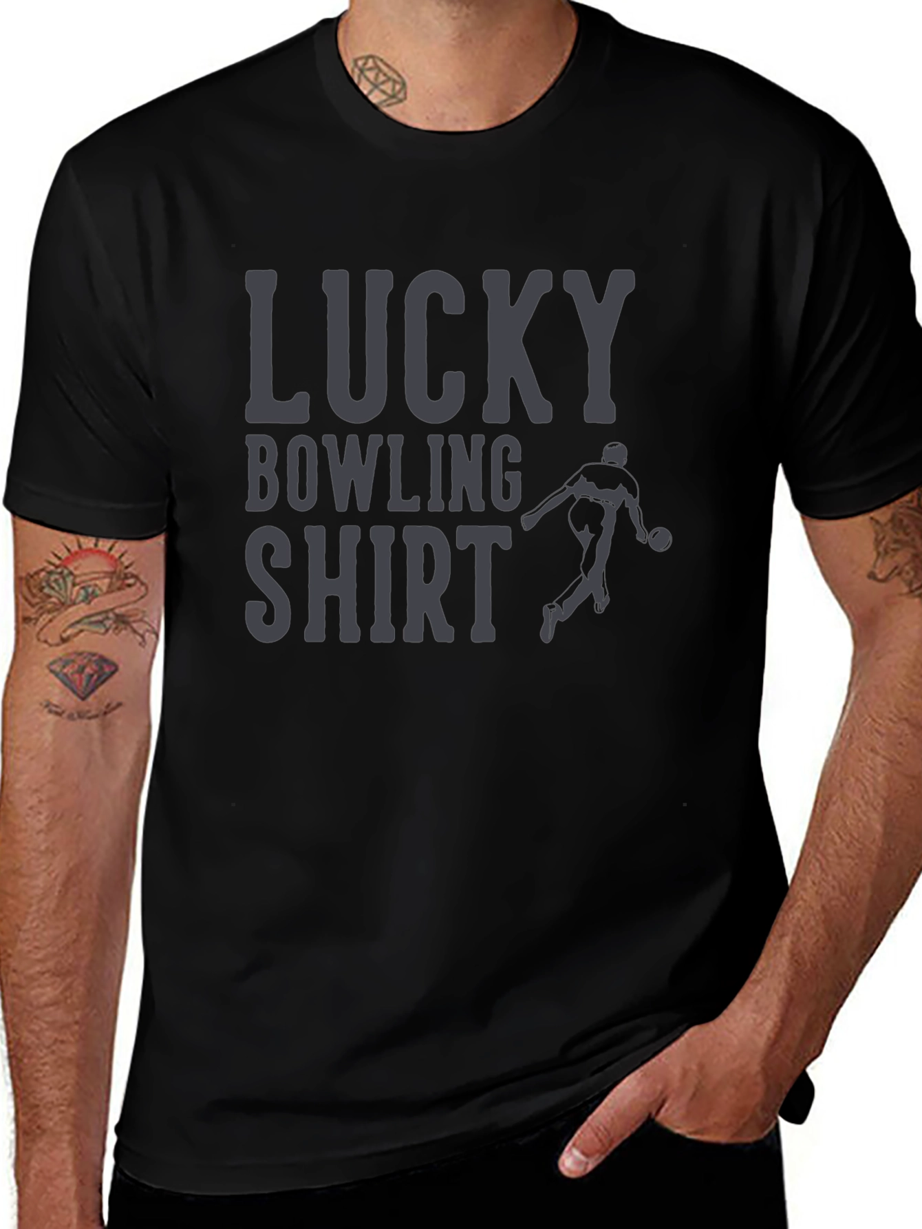 Lucky Bowling Shirt - Unique Bowler Tee