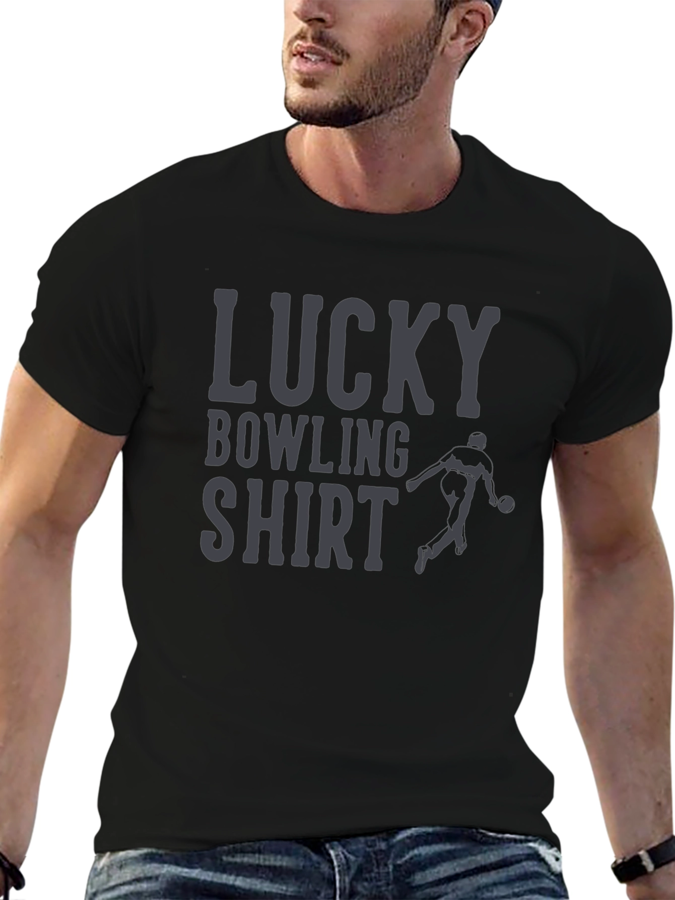Lucky Bowling Shirt - Unique Bowler Tee