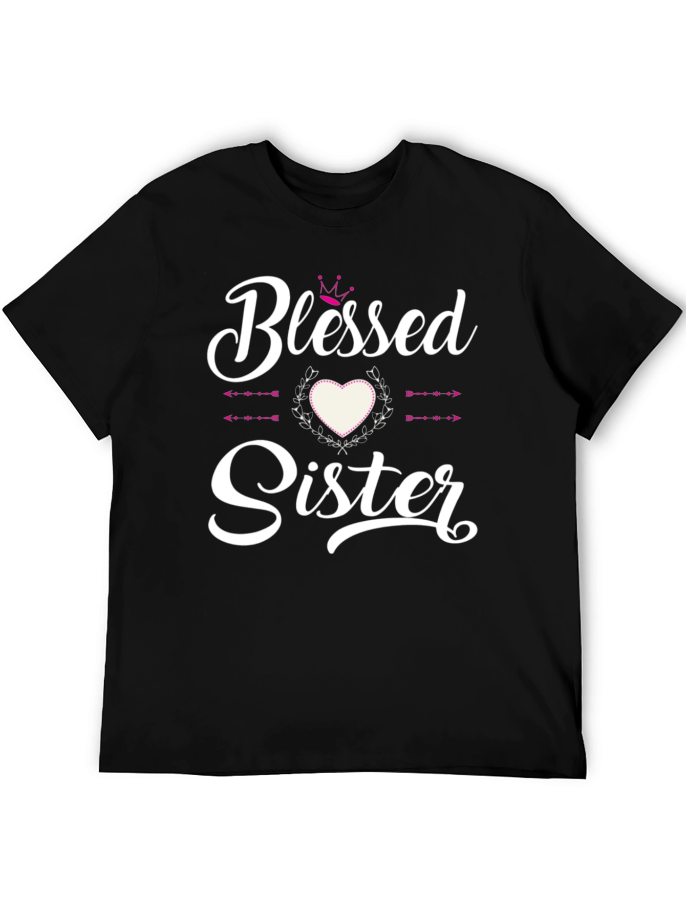 Blessed Sister Graphic Tee - Black