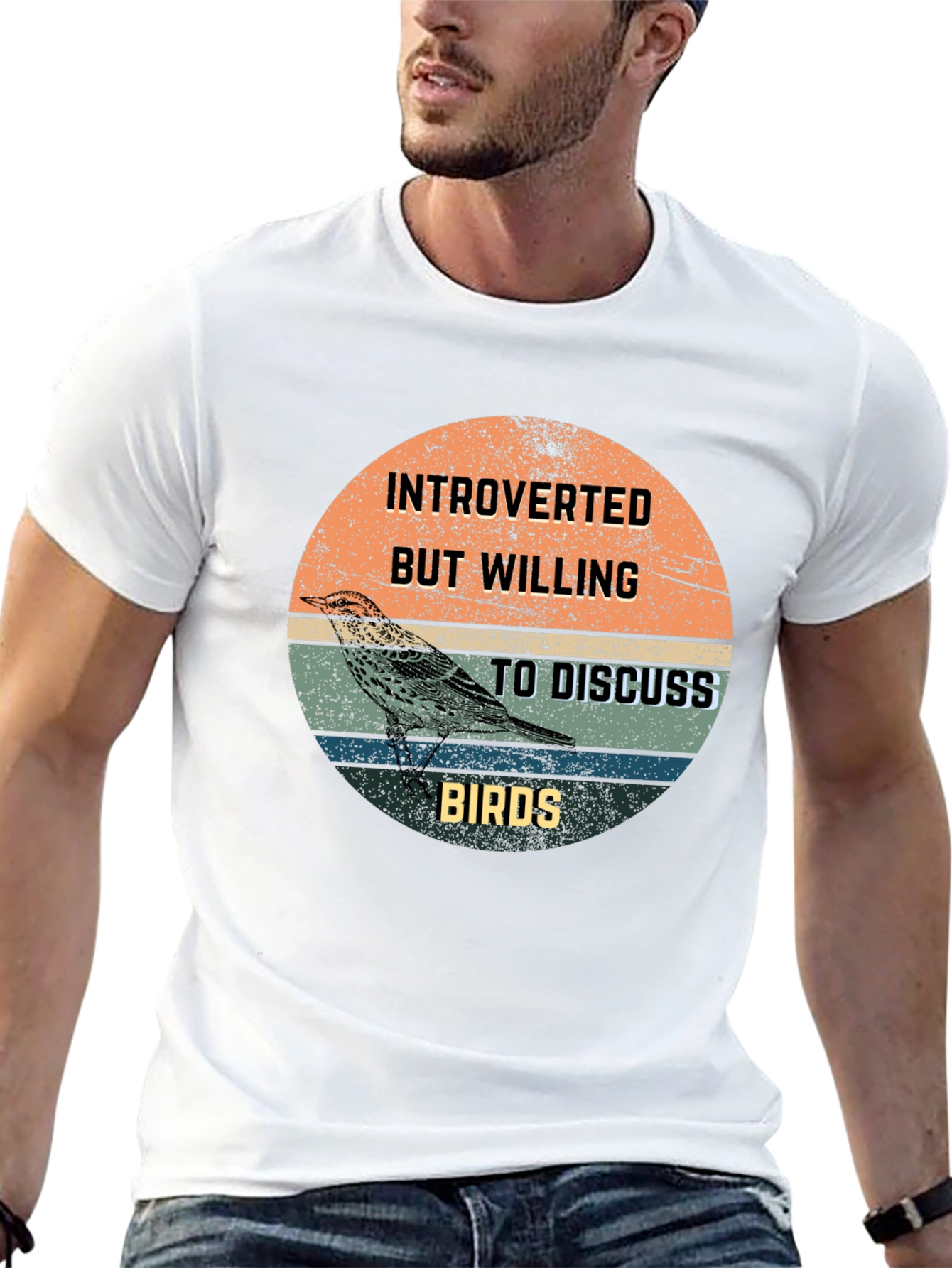 Introverted Bird Lover T-Shirt