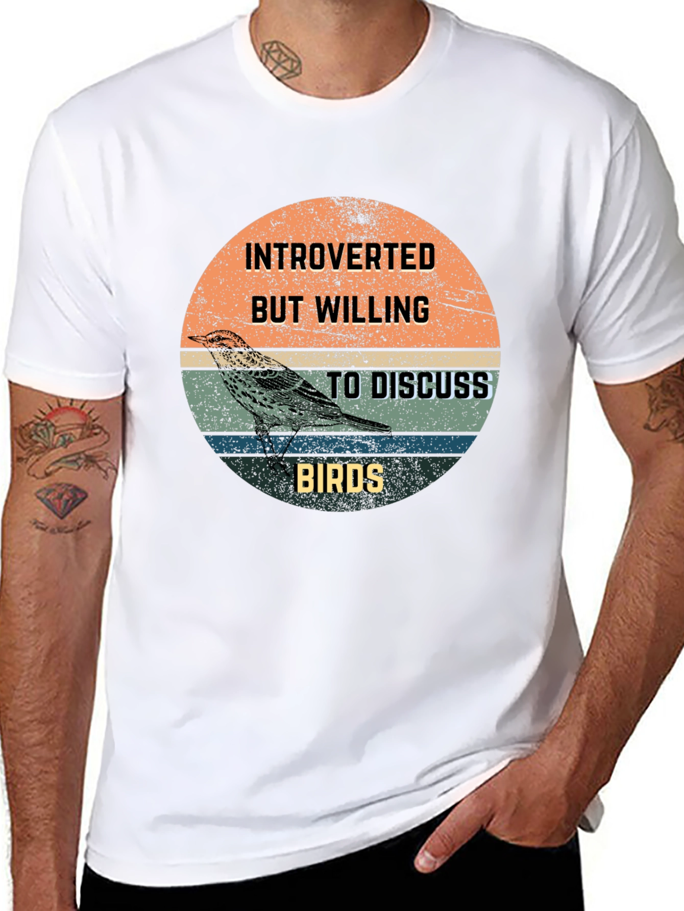 Introverted Bird Lover T-Shirt