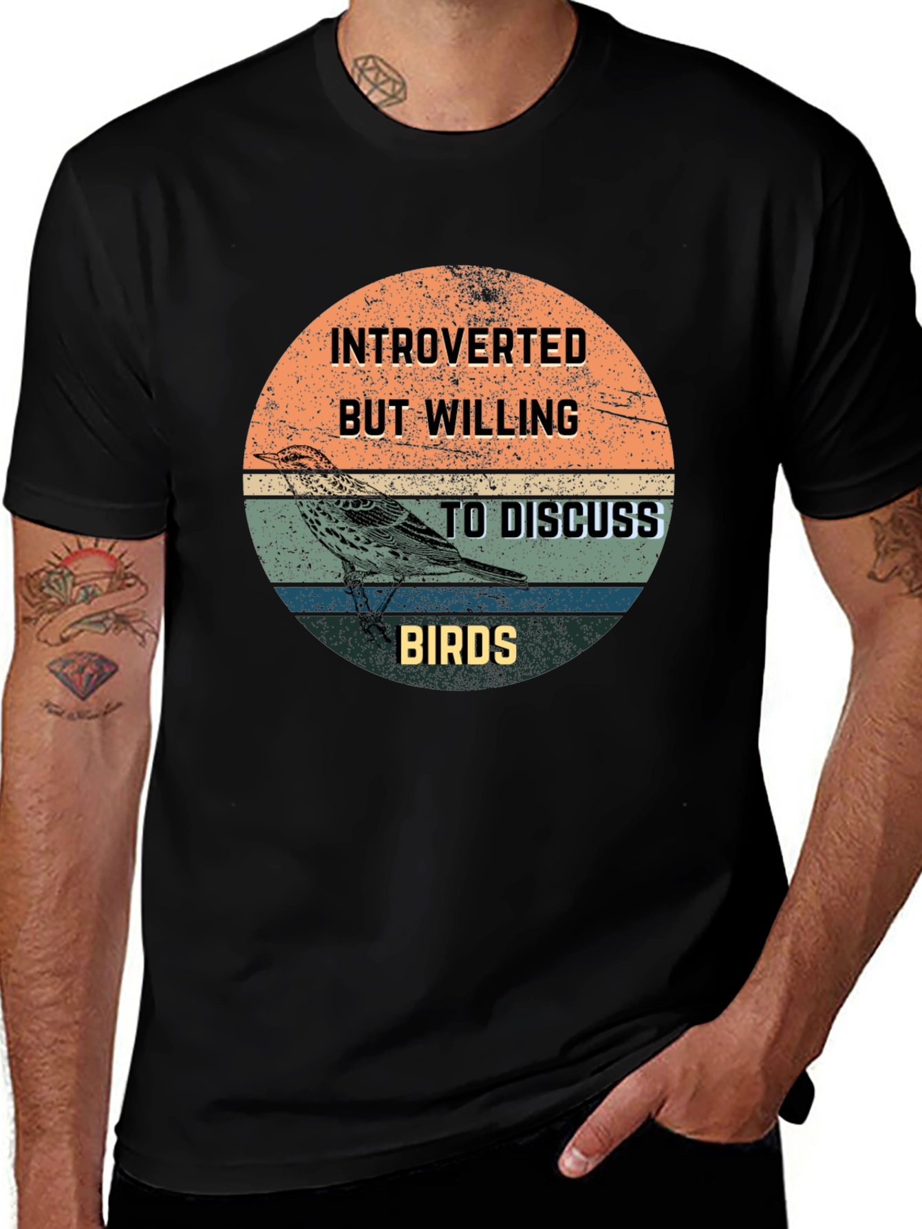 Introverted Bird Lover T-Shirt