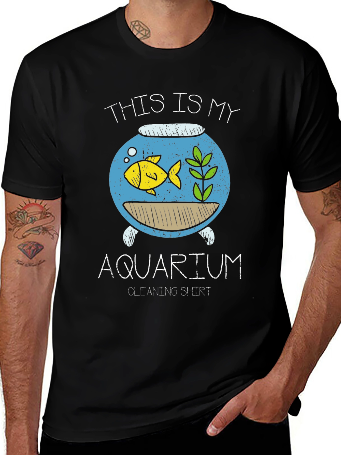 Aquarium Cleaning Shirt - Funny Fish Tank Keeper Tee