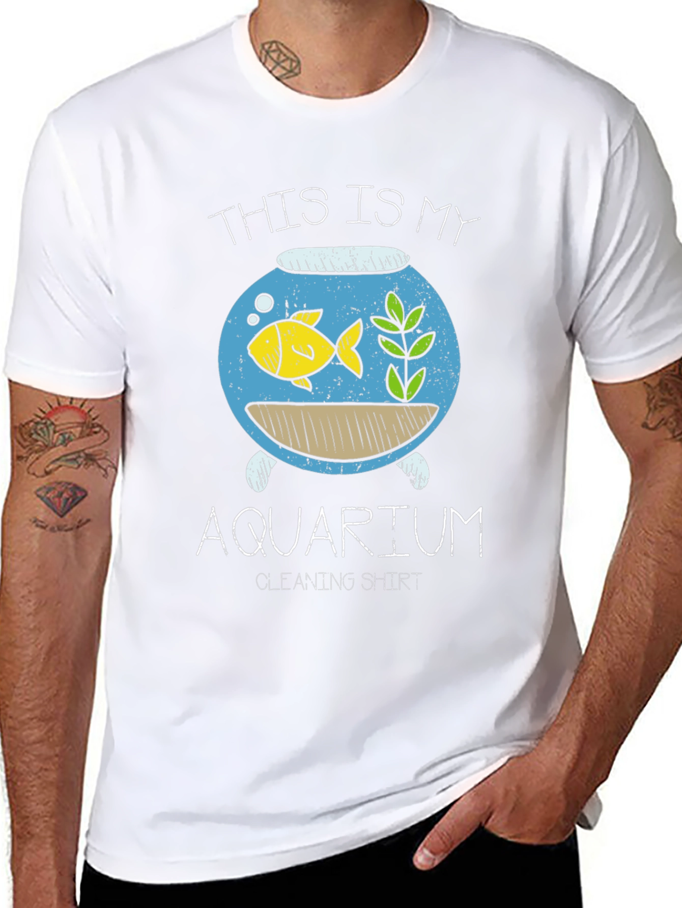 Aquarium Cleaning Shirt - Funny Fish Tank Keeper Tee