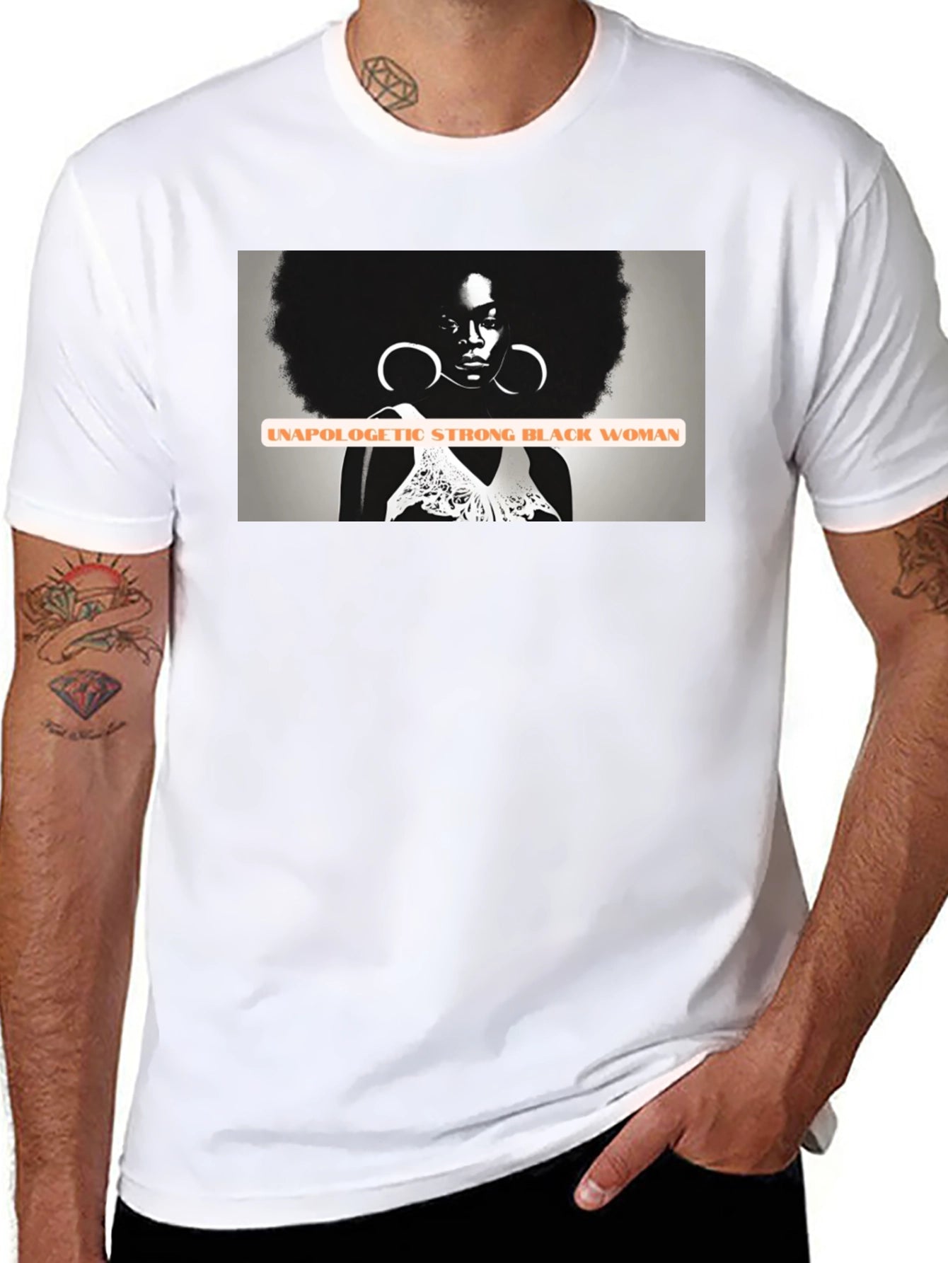 Unapologetic Strong Black Woman Graphic T-Shirt