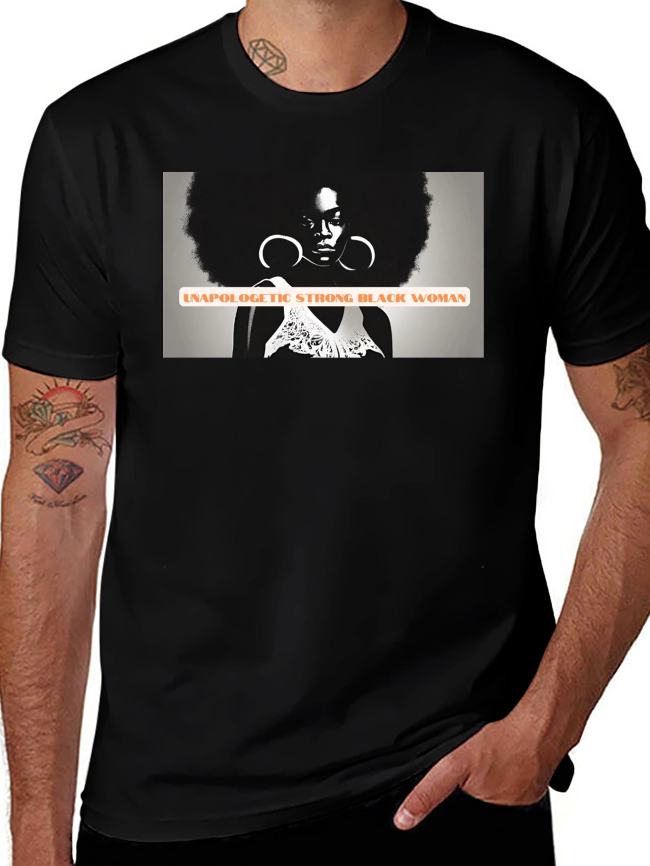 Unapologetic Strong Black Woman Graphic T-Shirt