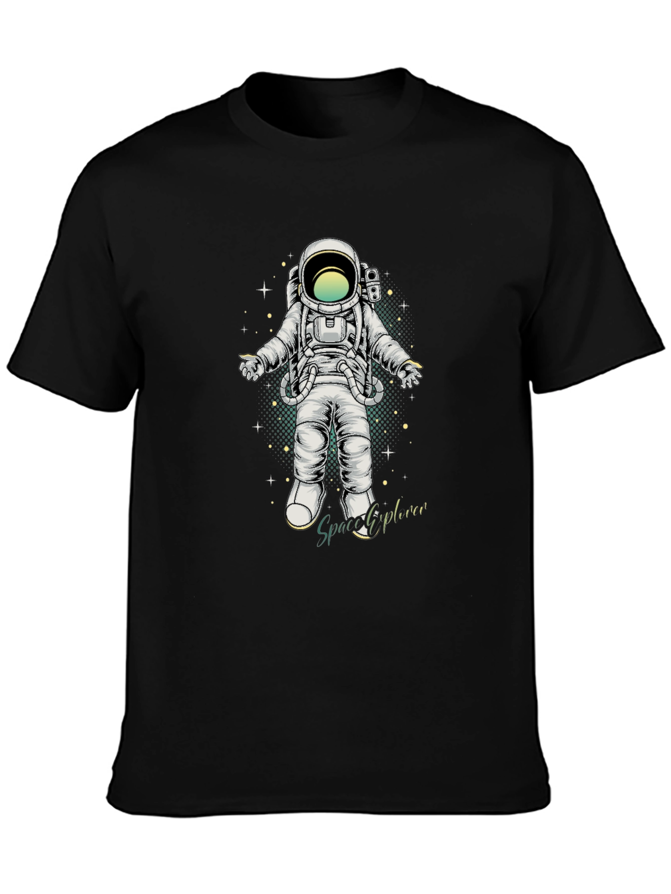 Space Explorer Graphic T-Shirt - Cool Astronaut Design