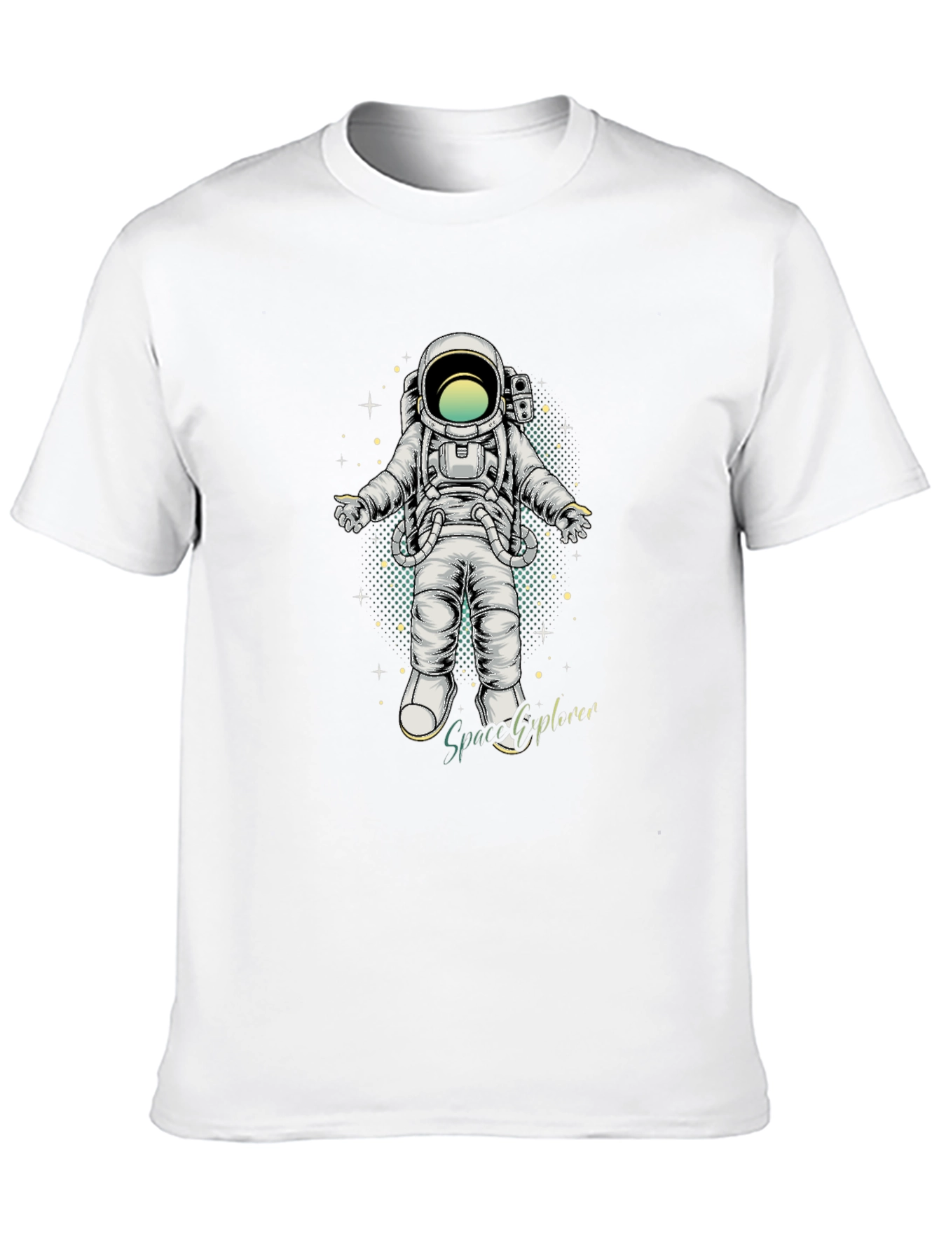 Space Explorer Graphic T-Shirt - Cool Astronaut Design