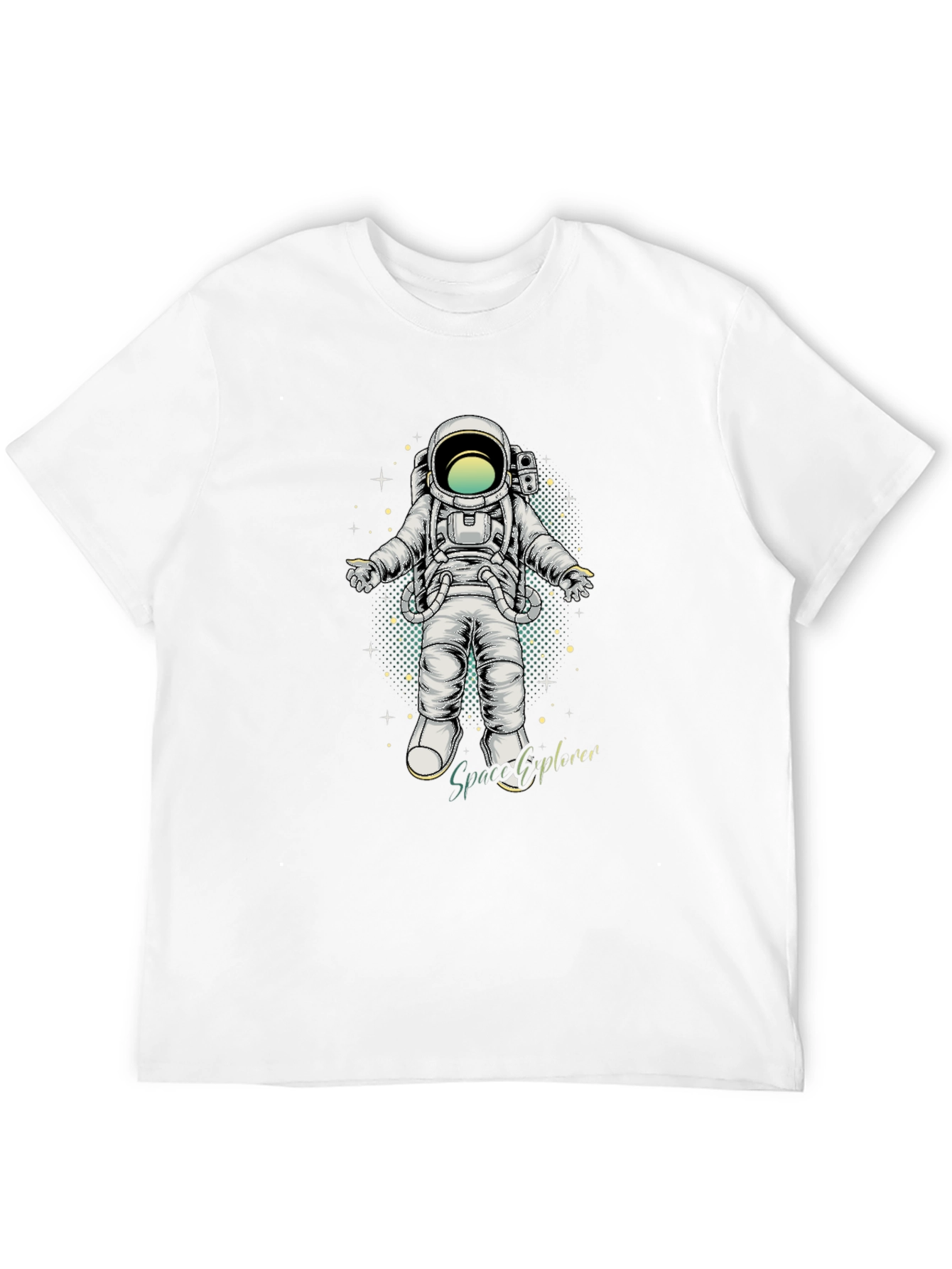 Space Explorer Graphic T-Shirt - Cool Astronaut Design