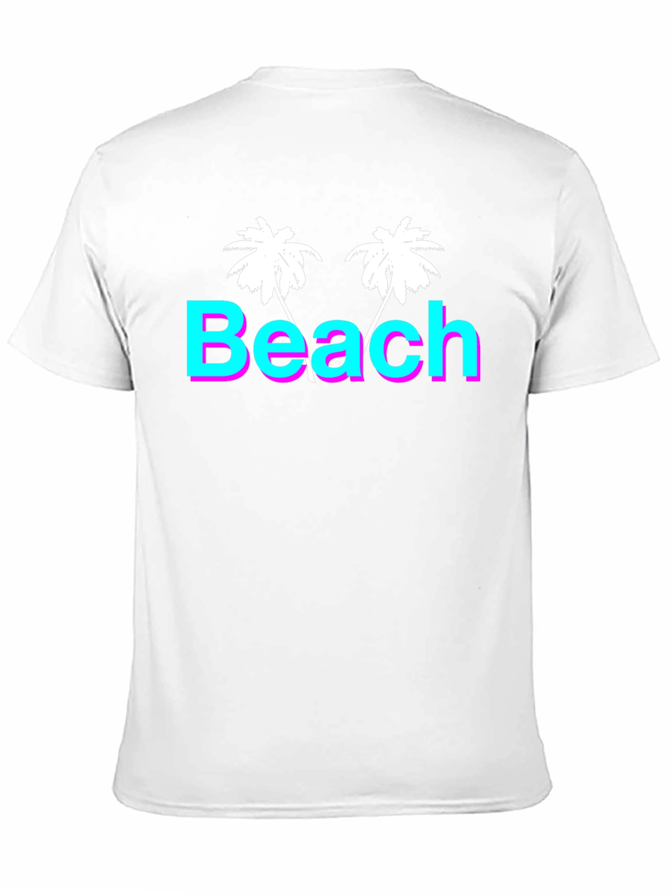 Beach Palm Tree T-Shirt - Retro Summer Vibes