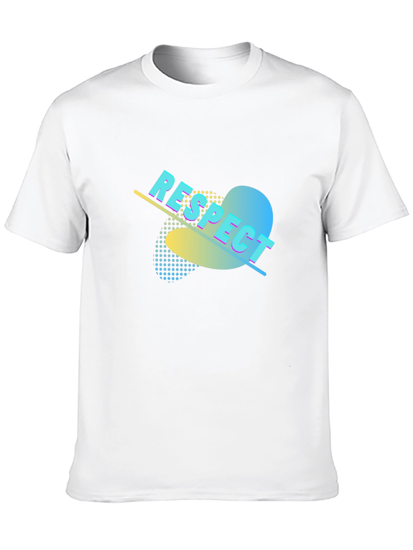 Respect Graphic Print Black T-Shirt