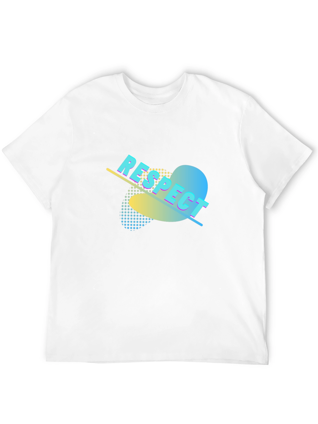 Respect Graphic Print Black T-Shirt