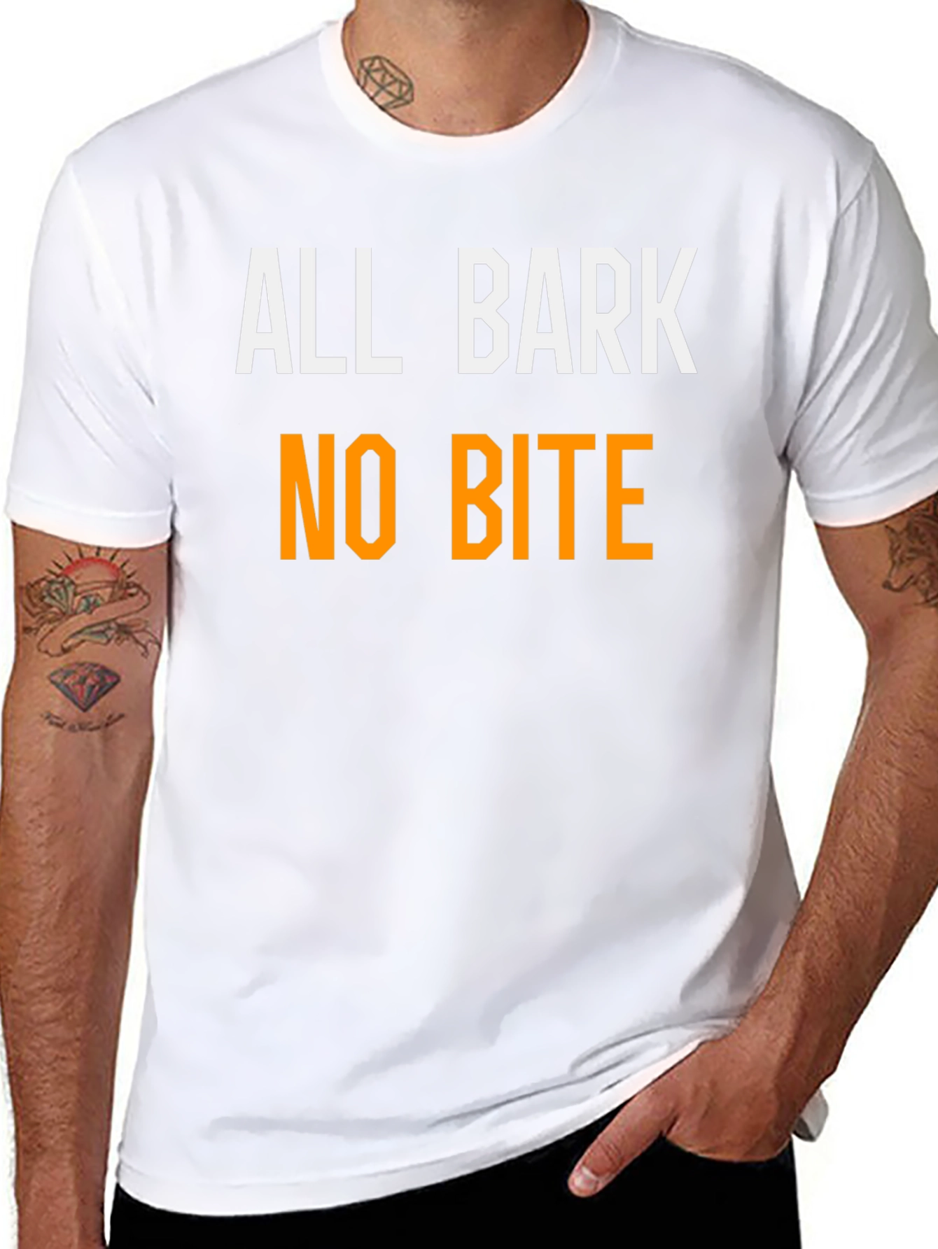 All Bark No Bite Funny T-Shirt