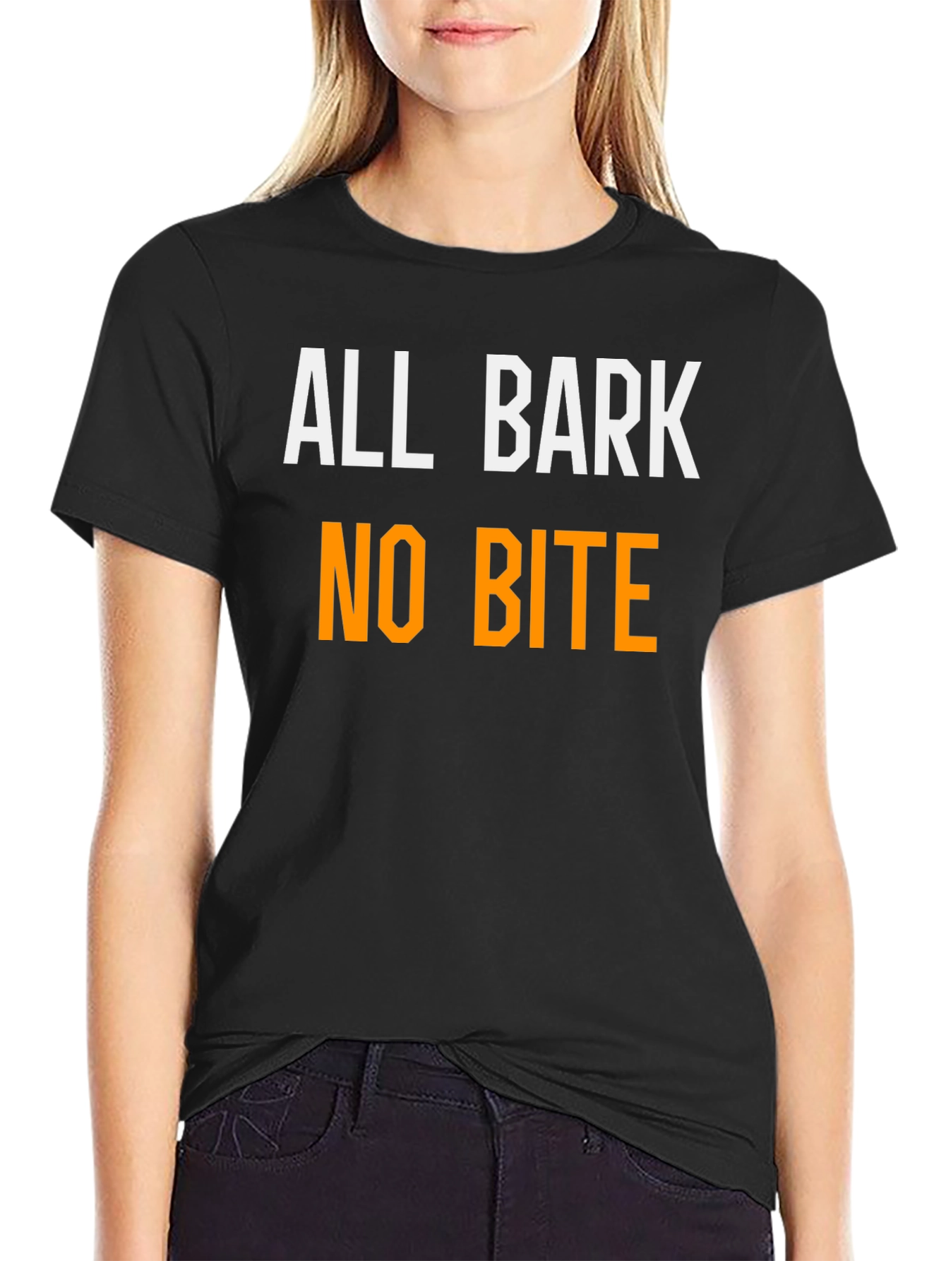 All Bark No Bite Funny T-Shirt
