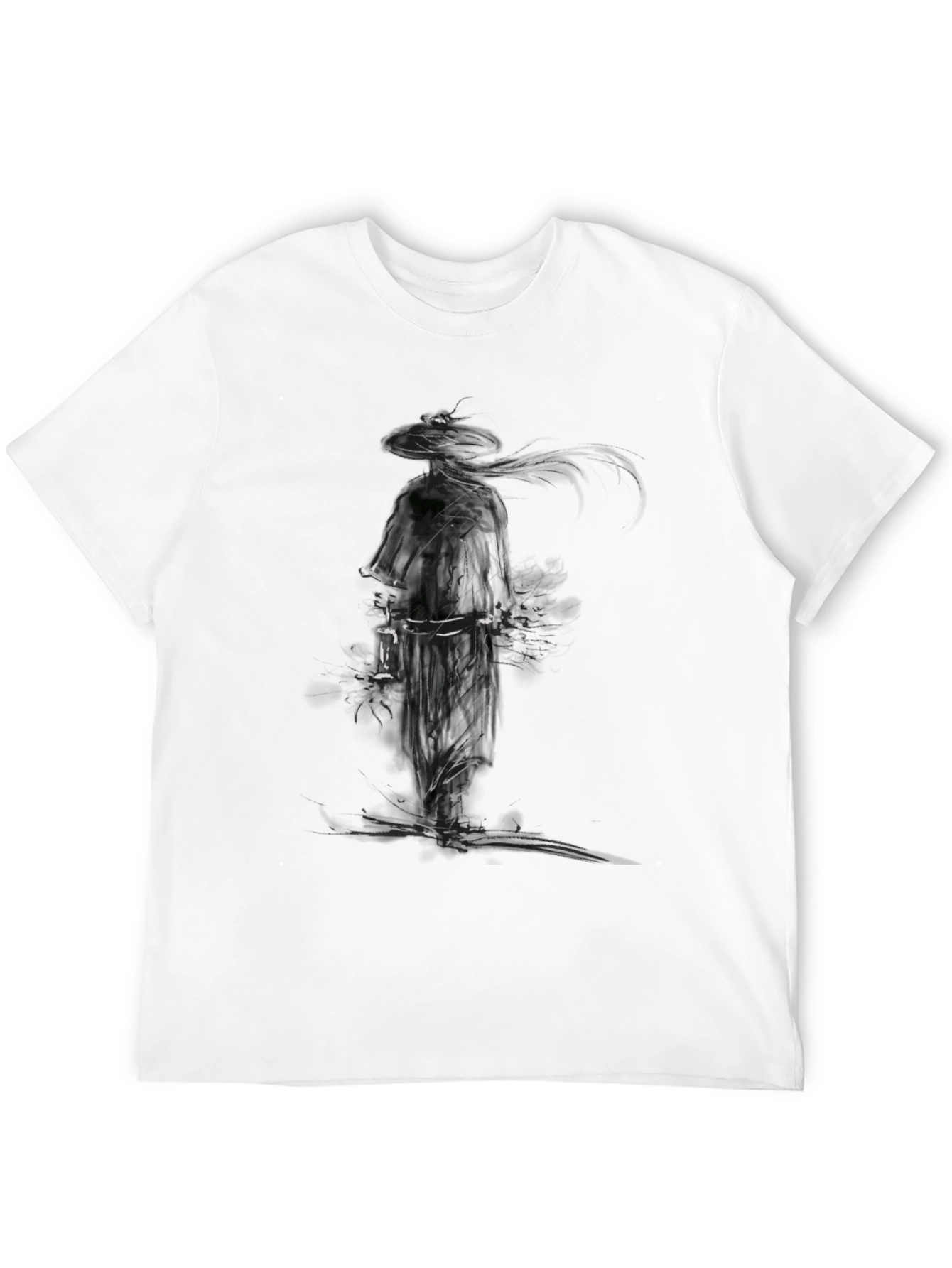Samurai Graphic Black T-Shirt - Stylish and Unique Design
