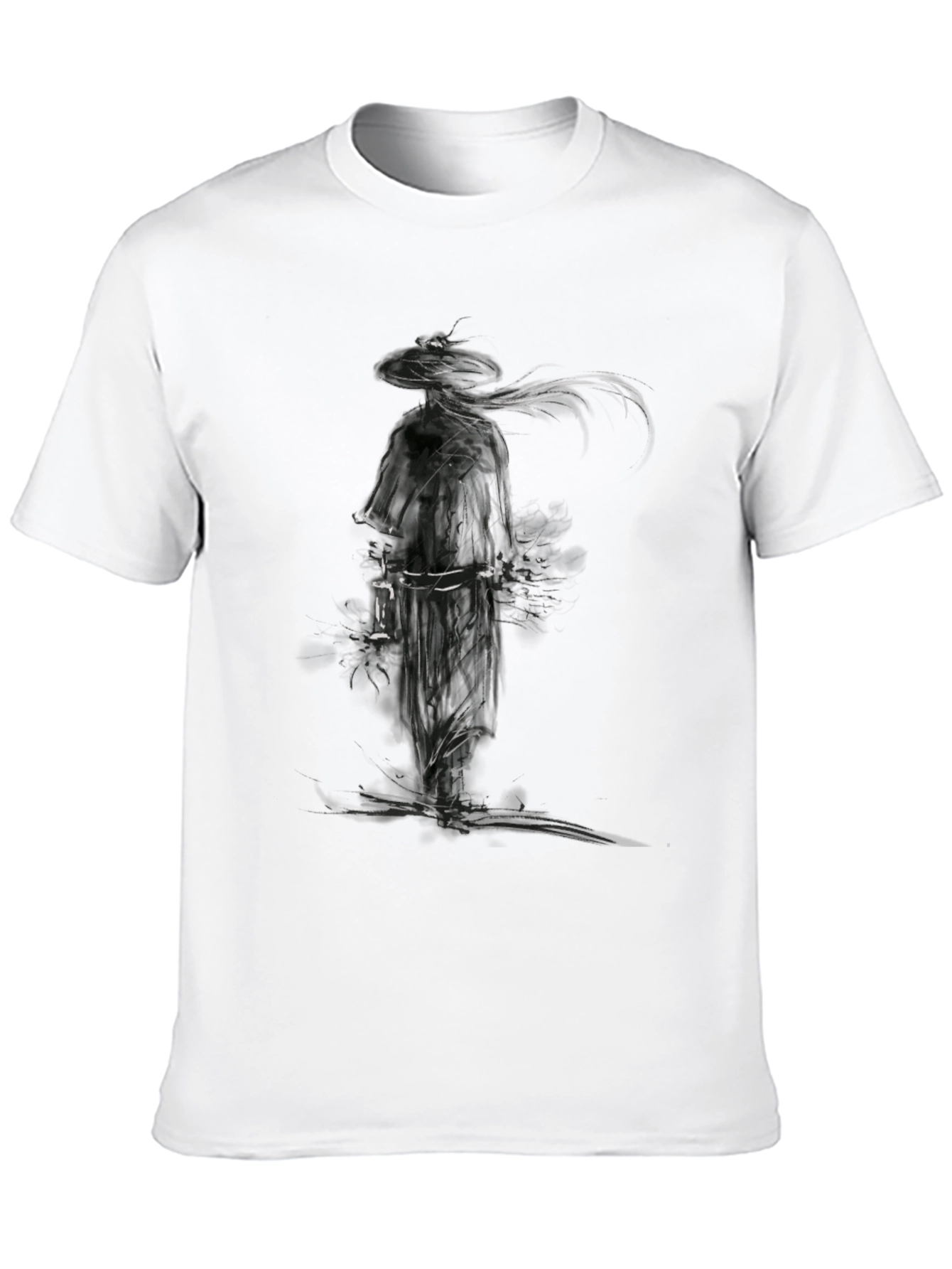Samurai Graphic Black T-Shirt - Stylish and Unique Design