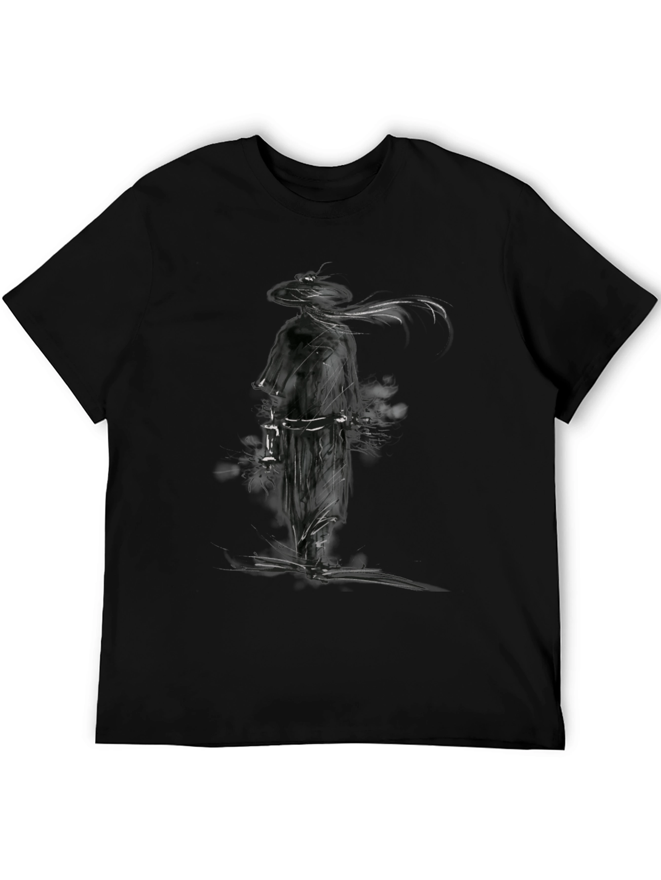 Samurai Graphic Black T-Shirt - Stylish and Unique Design