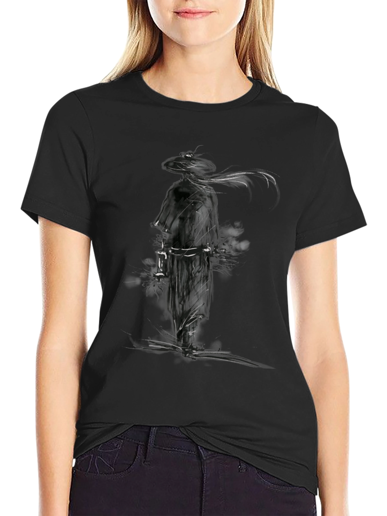 Samurai Graphic Black T-Shirt - Stylish and Unique Design