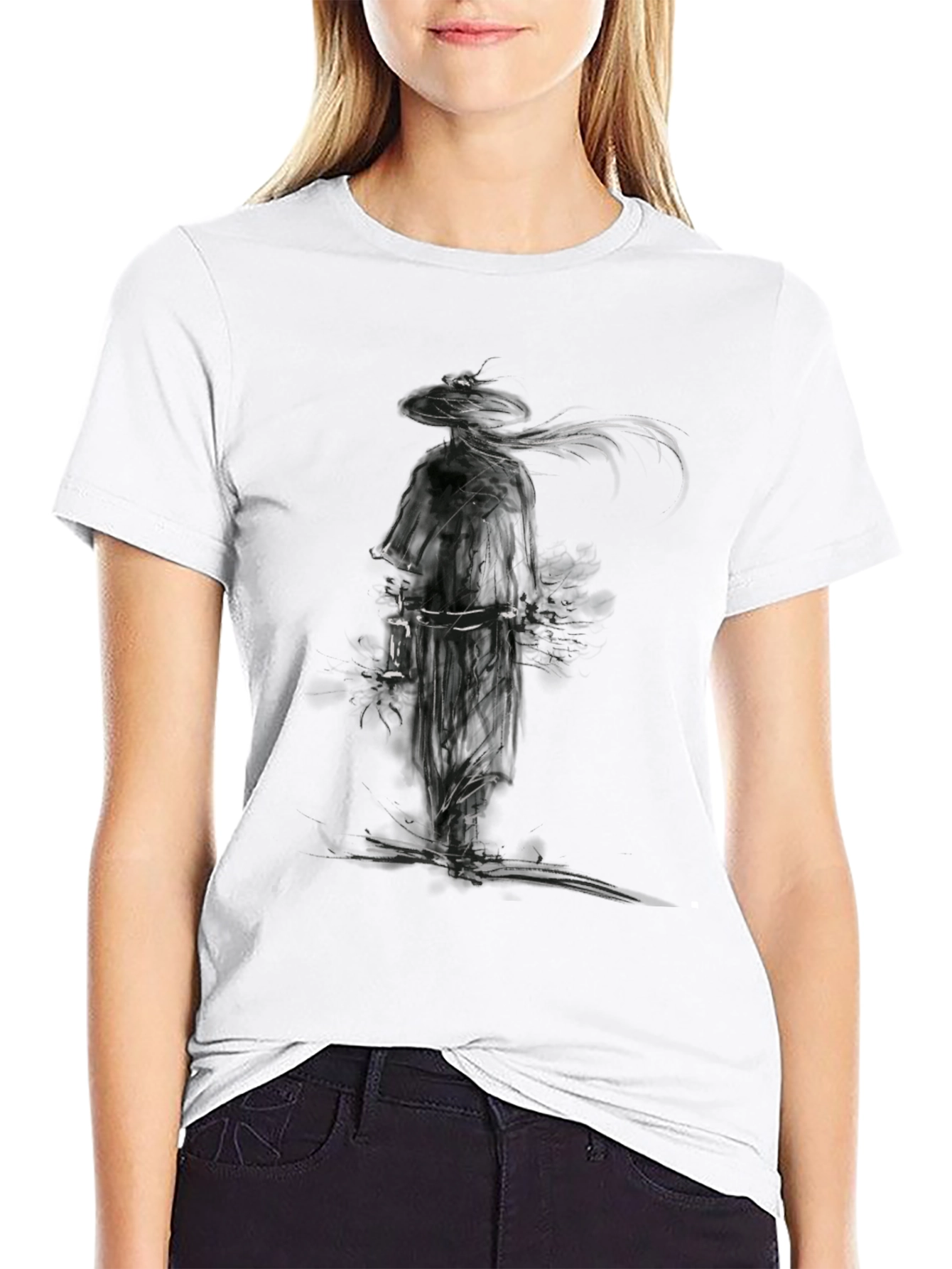 Samurai Graphic Black T-Shirt - Stylish and Unique Design