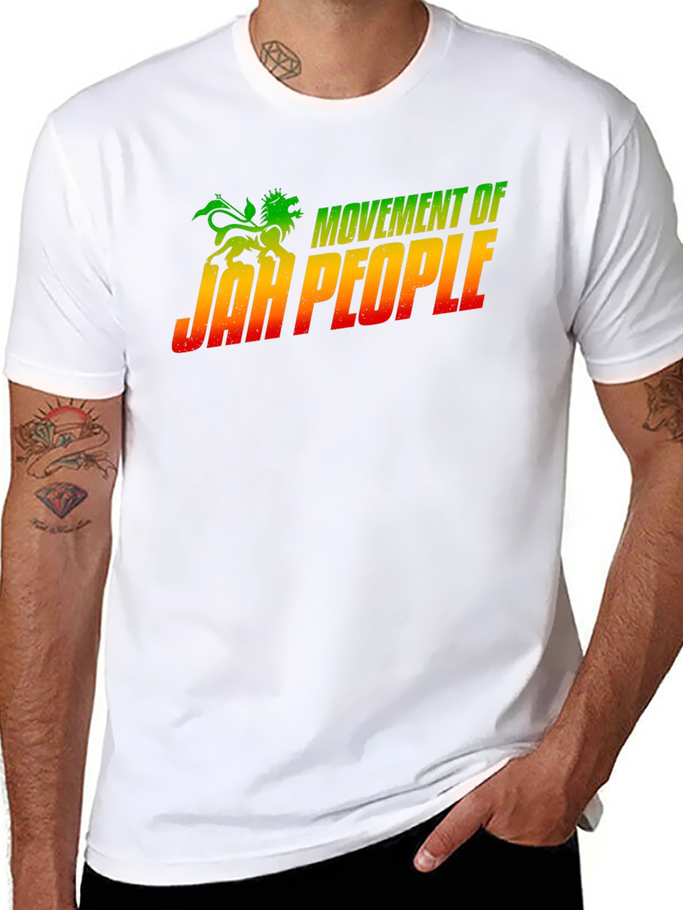 Rasta Jah People Lion T-Shirt Reggae Roots