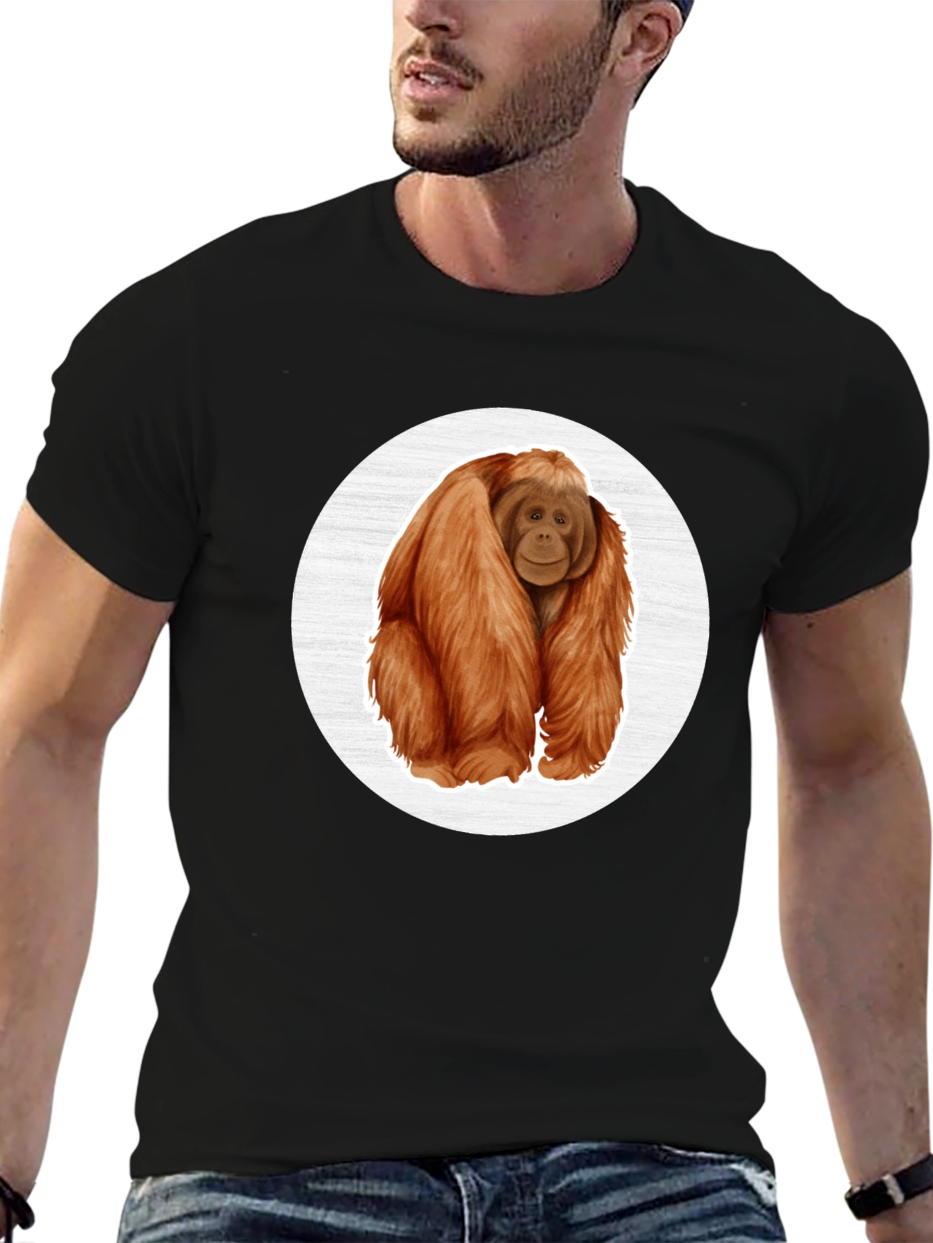 Orangutan Graphic Tee - Cool Animal Lovers Shirt