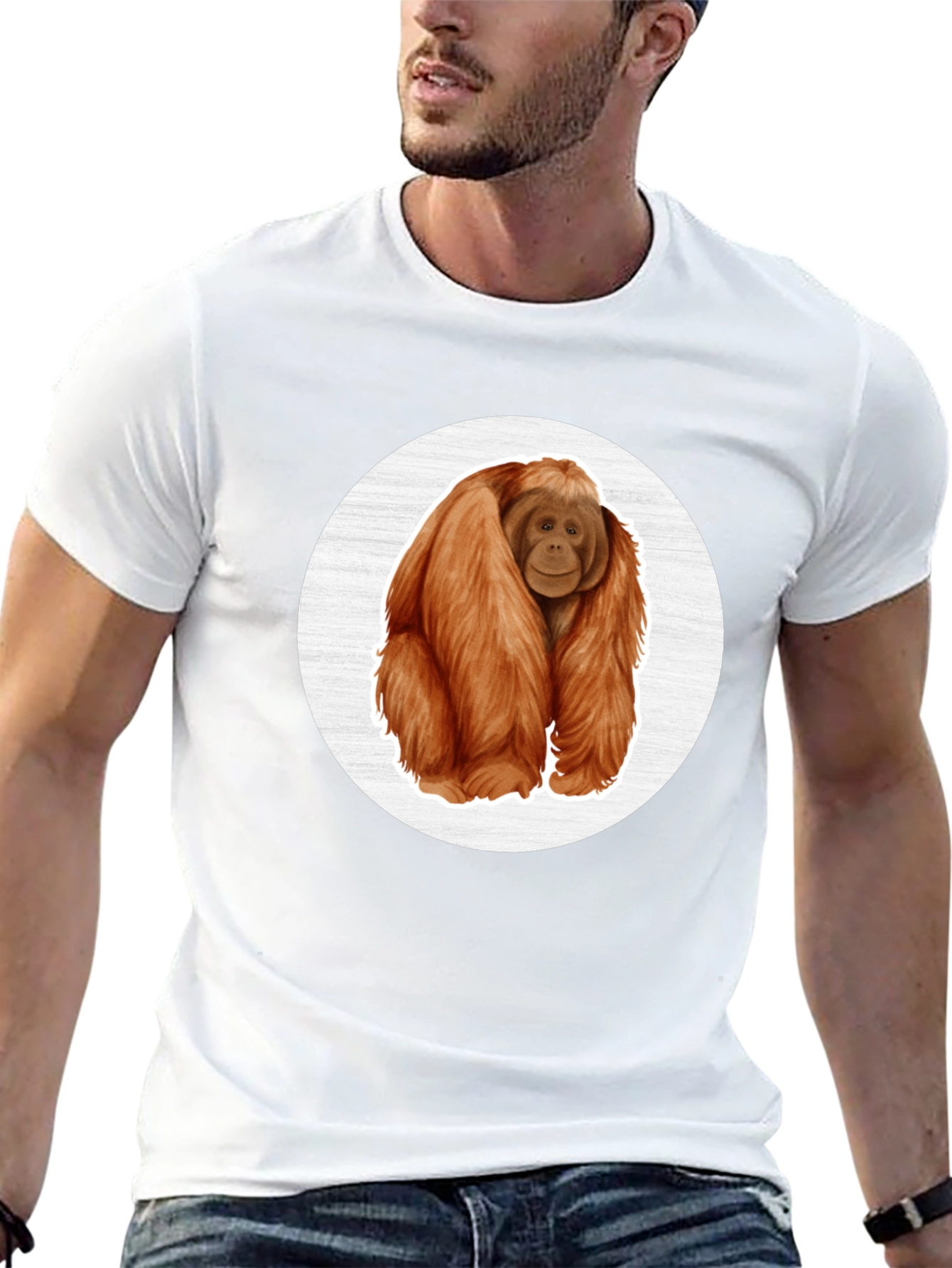 Orangutan Graphic Tee - Cool Animal Lovers Shirt