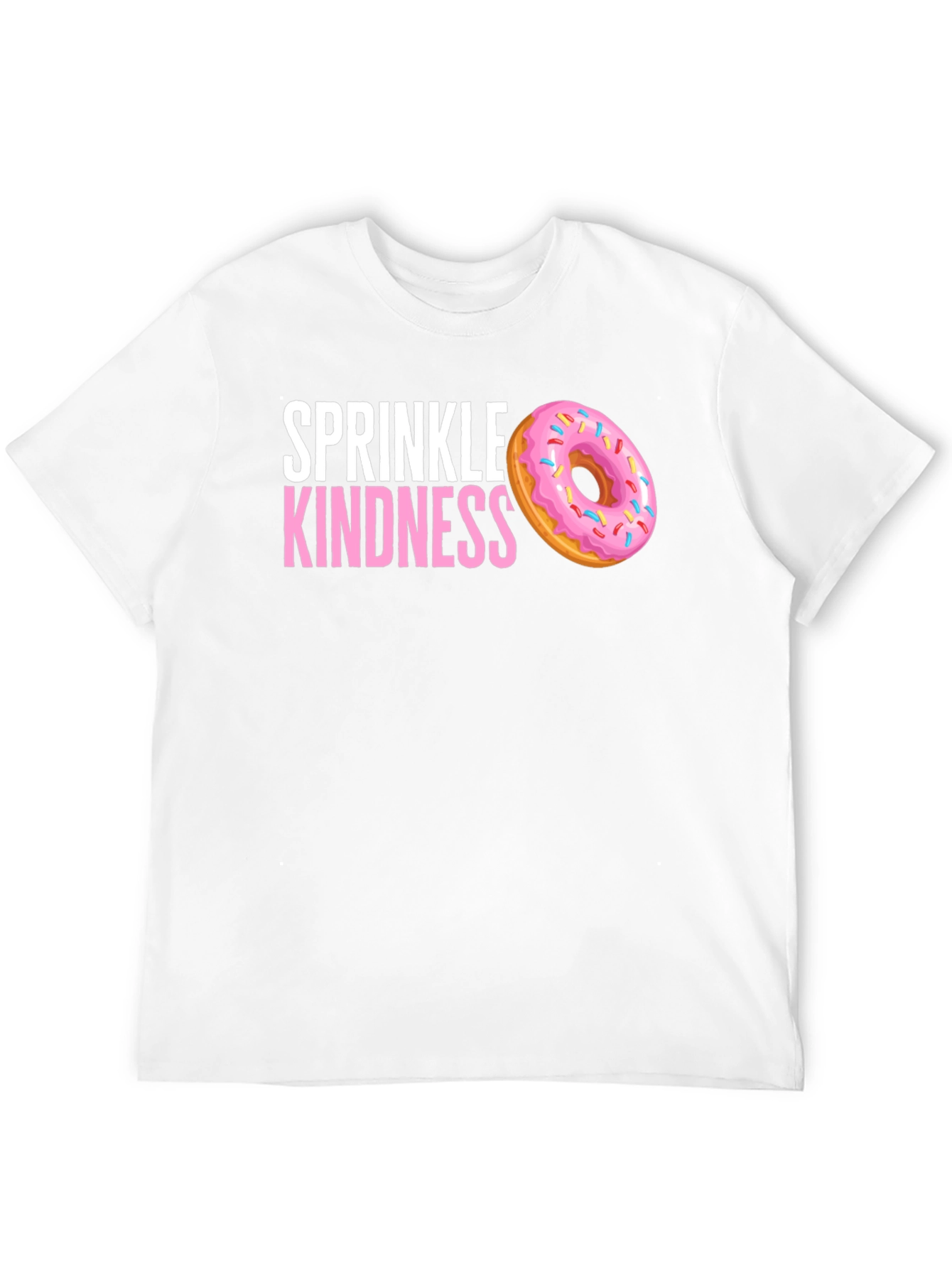 Sprinkle Kindness Donut Graphic Tee - Black