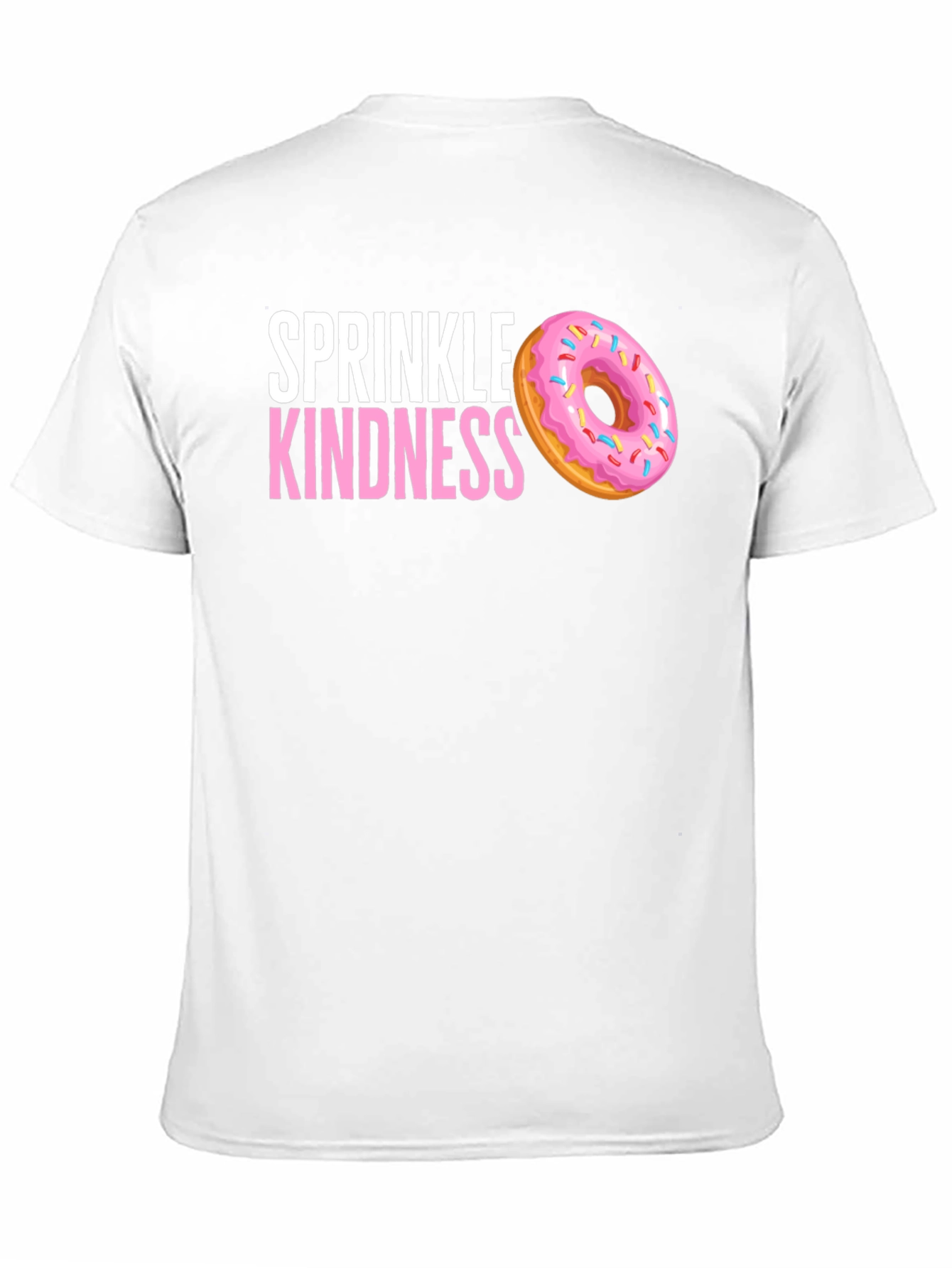 Sprinkle Kindness Donut Graphic Tee - Black