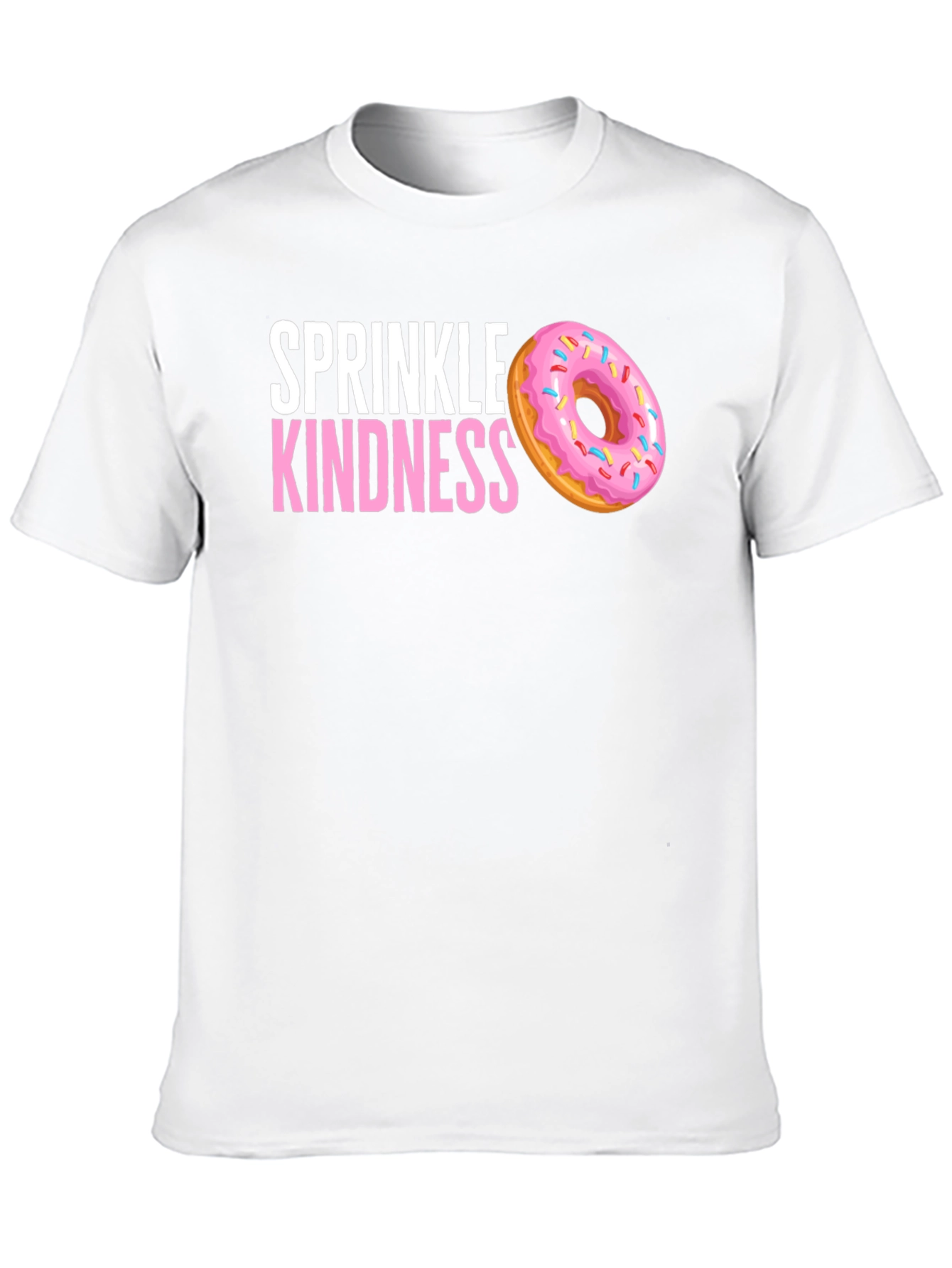 Sprinkle Kindness Donut Graphic Tee - Black