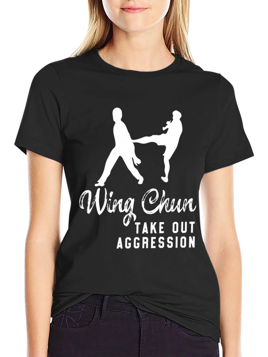 Wing Chun Take Out Aggression Graphic T-Shirt