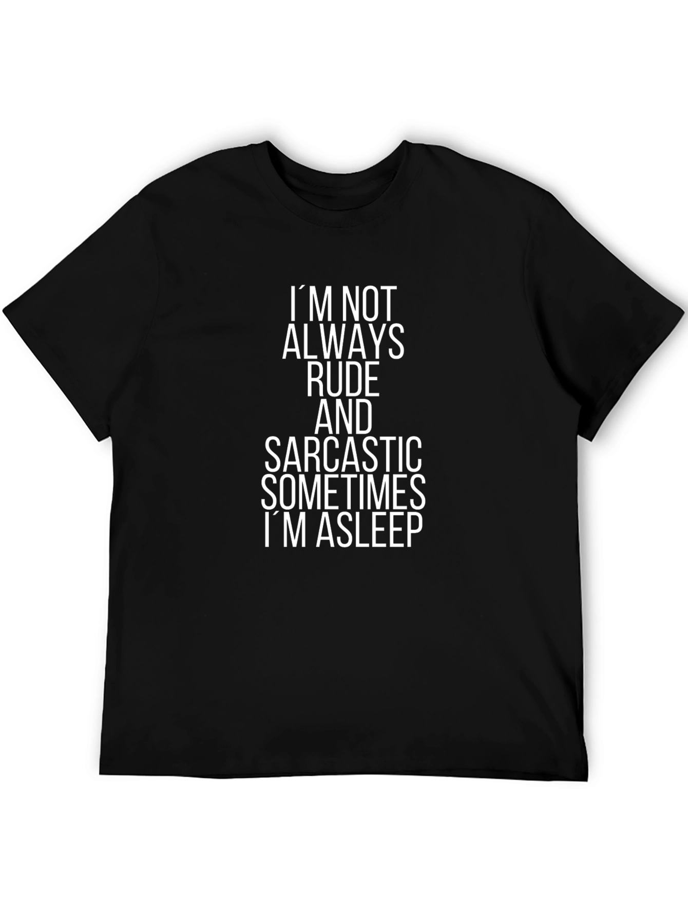 Funny Sarcastic Graphic Print Crewneck T-Shirt