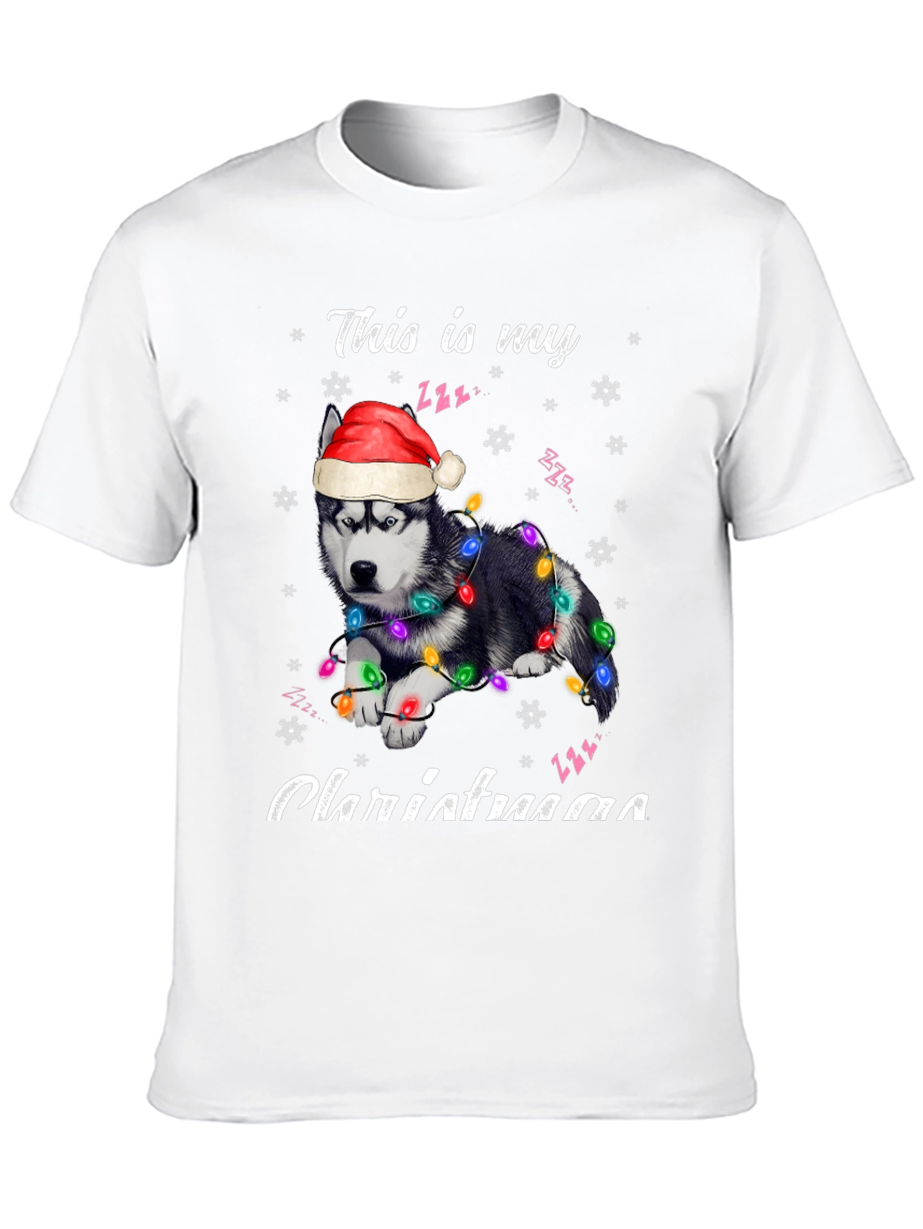 Festive Dog Christmas T-Shirt