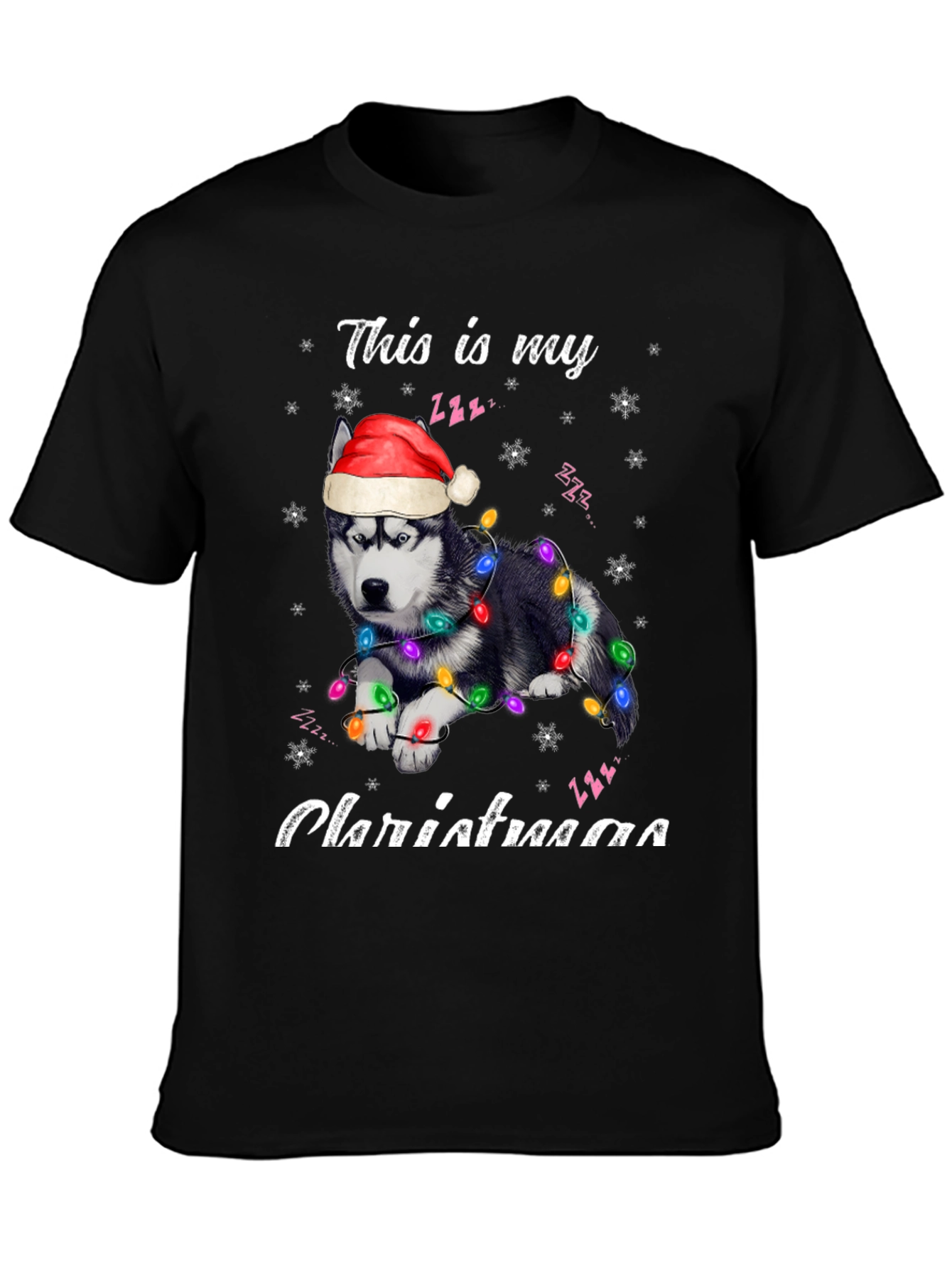 Festive Dog Christmas T-Shirt