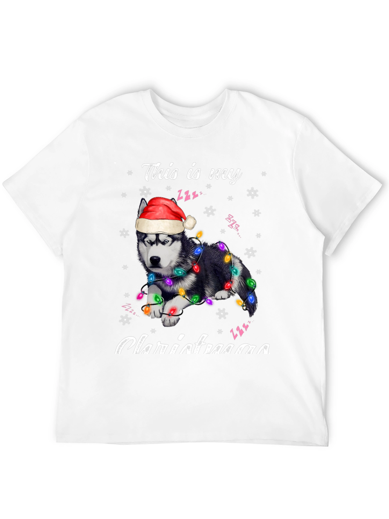 Festive Dog Christmas T-Shirt
