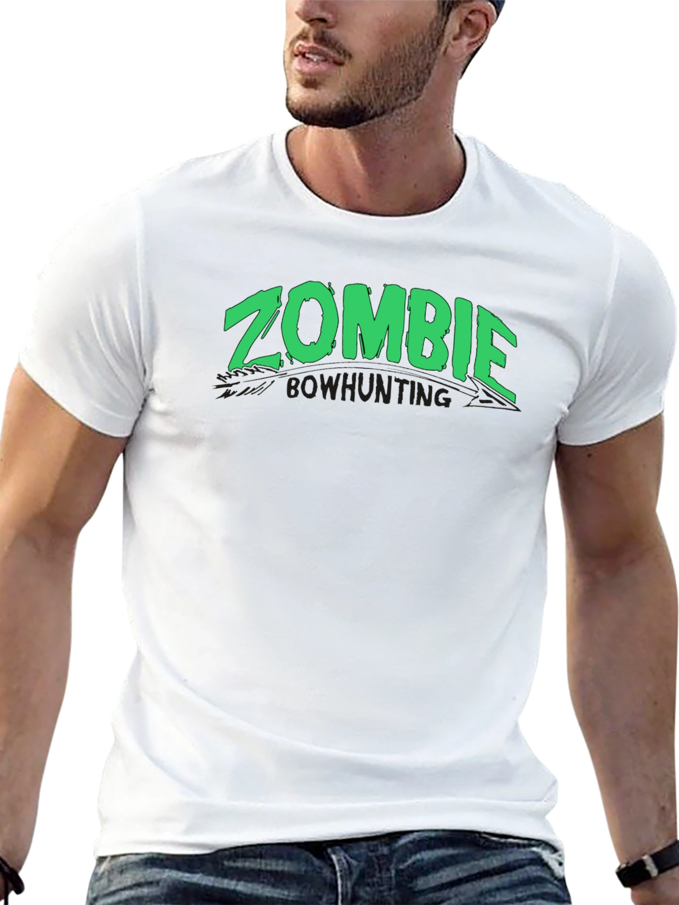 Zombie Bowhunting Black T-Shirt