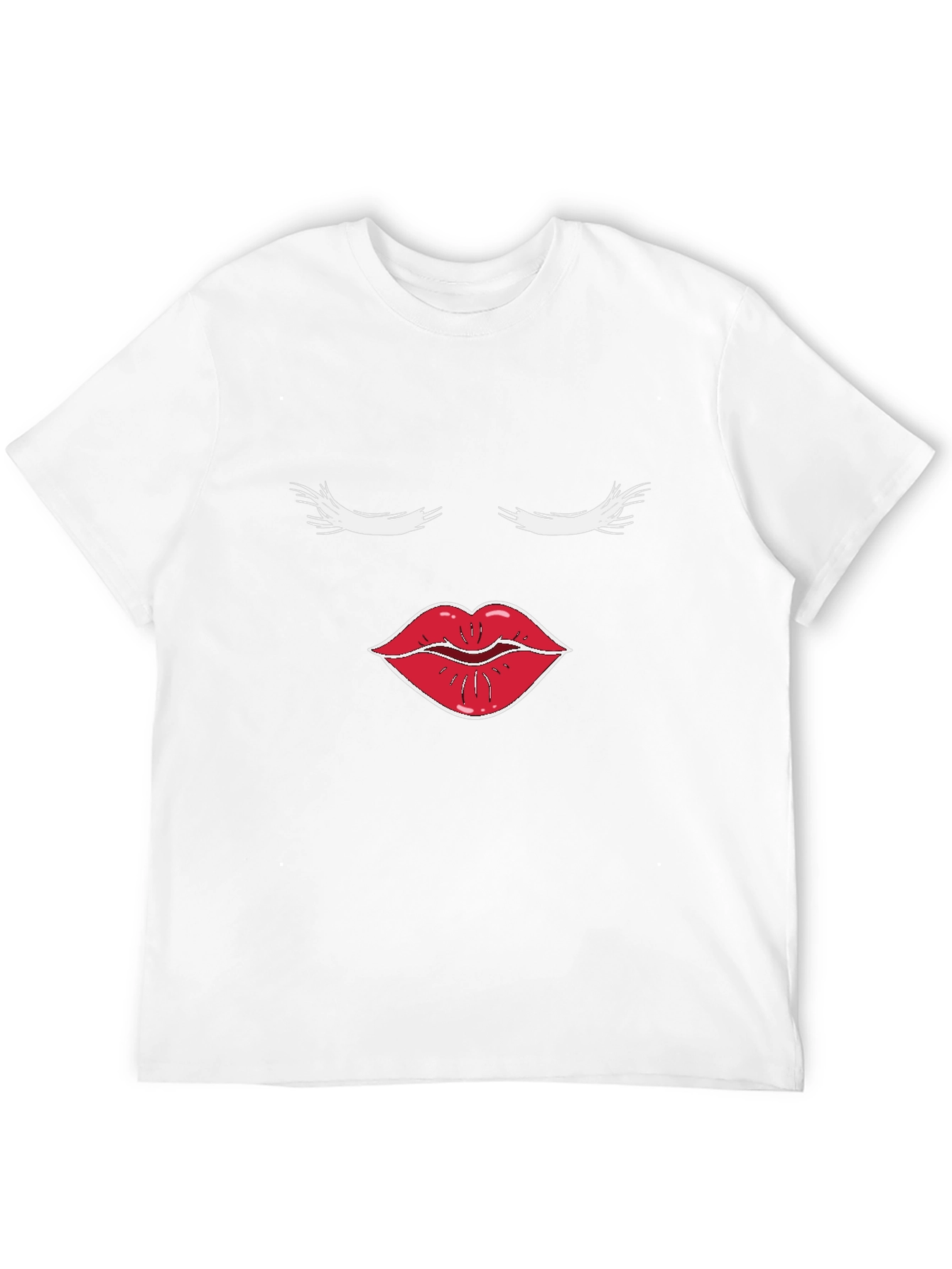 Glam Face Graphic Tee - Stylish Cotton T-Shirt