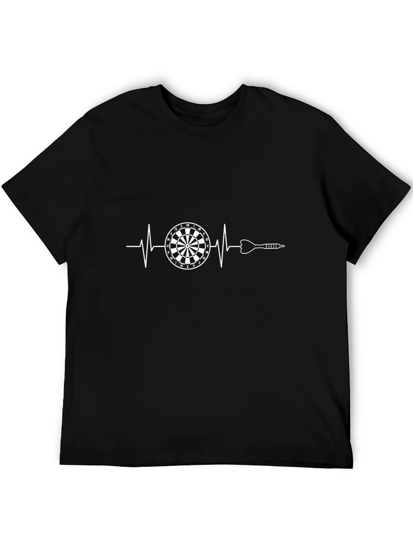 Dartboard Heartbeat T-Shirt - Darts Player Tee