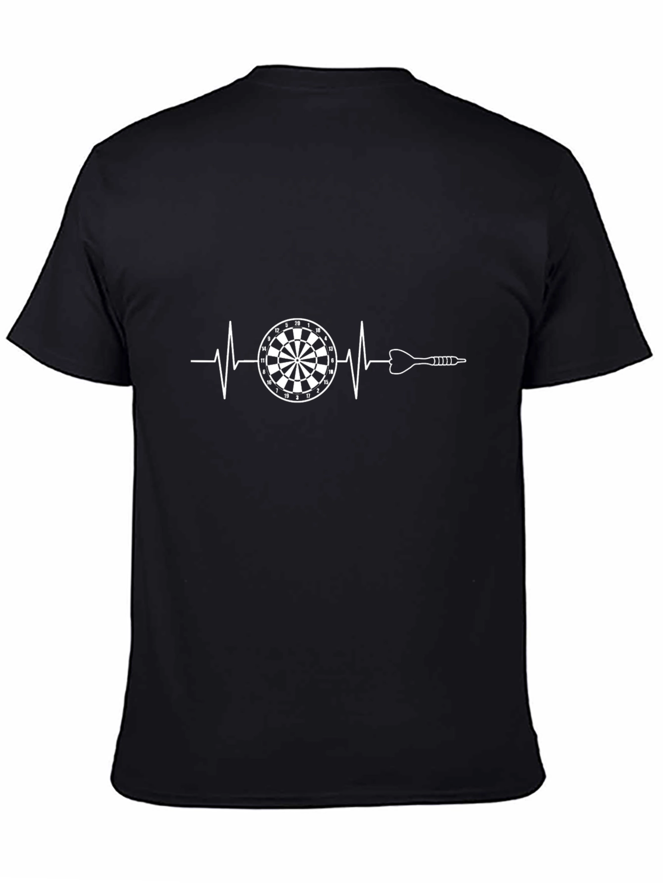 Dartboard Heartbeat T-Shirt - Darts Player Tee